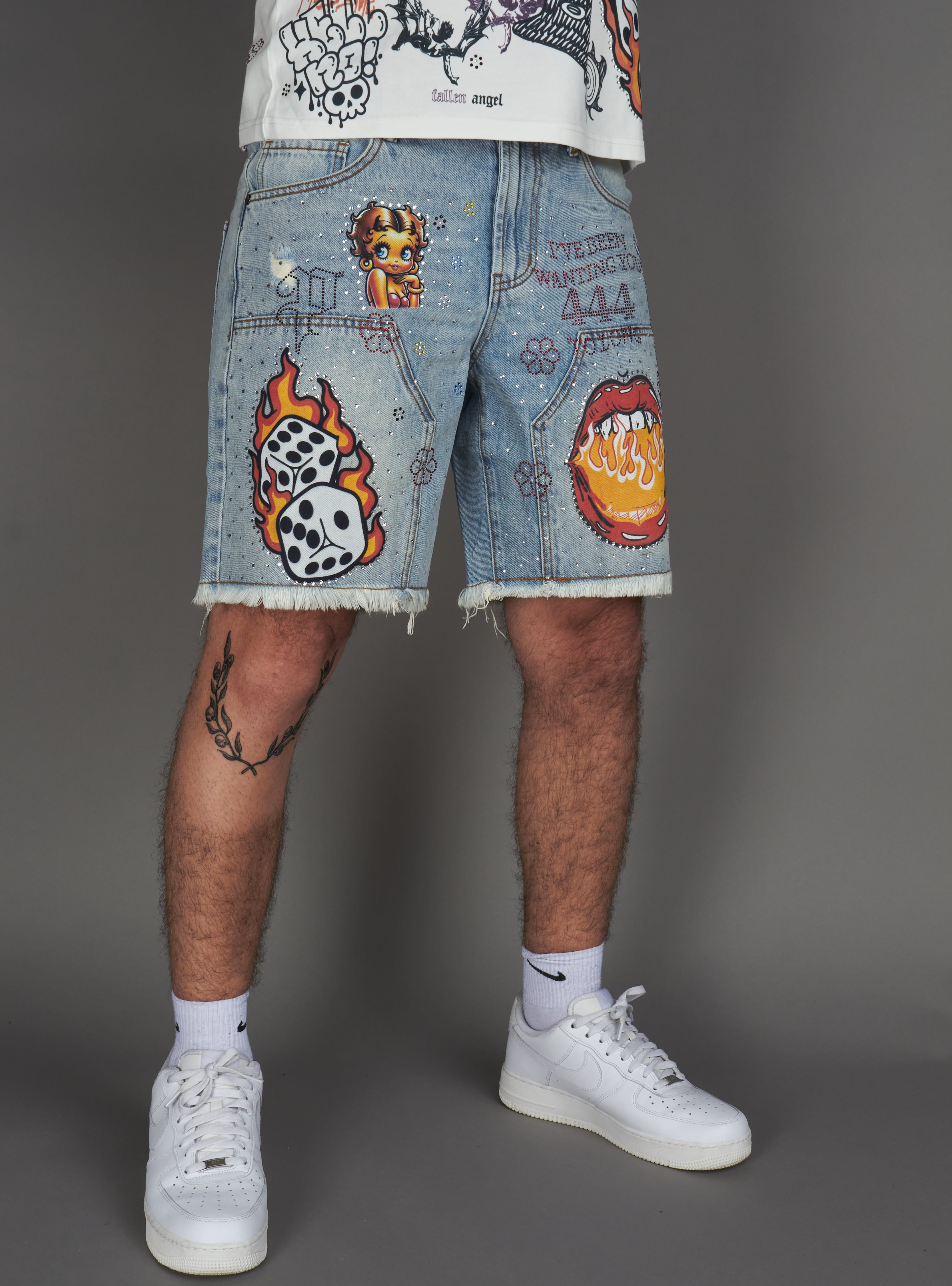 Politics Shorts - Austin - Blue Wash - 250