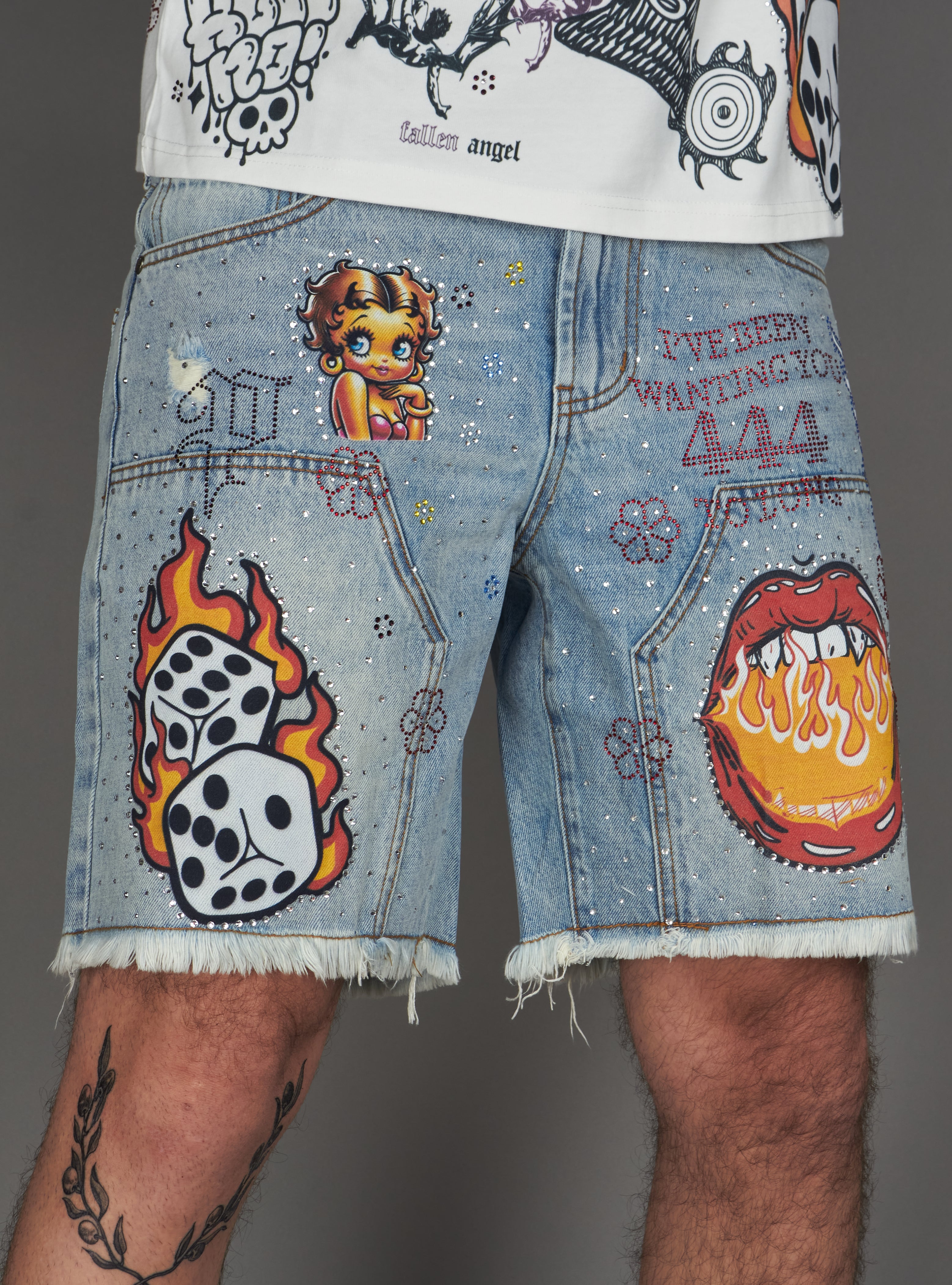 Politics Shorts - Austin - Blue Wash - 250