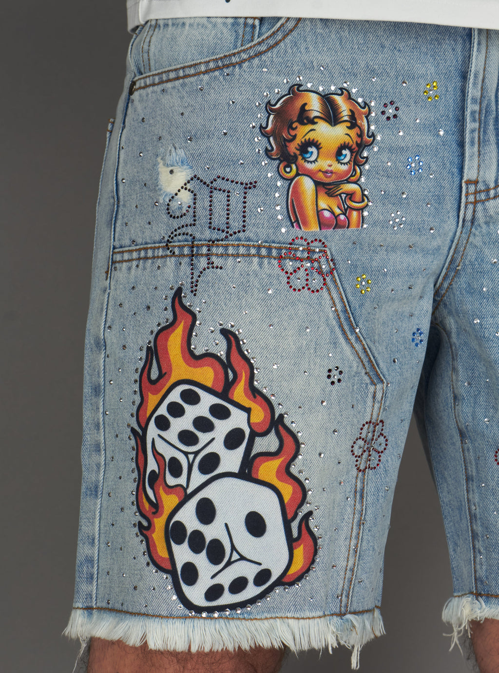 Politics Shorts - Austin - Blue Wash - 250