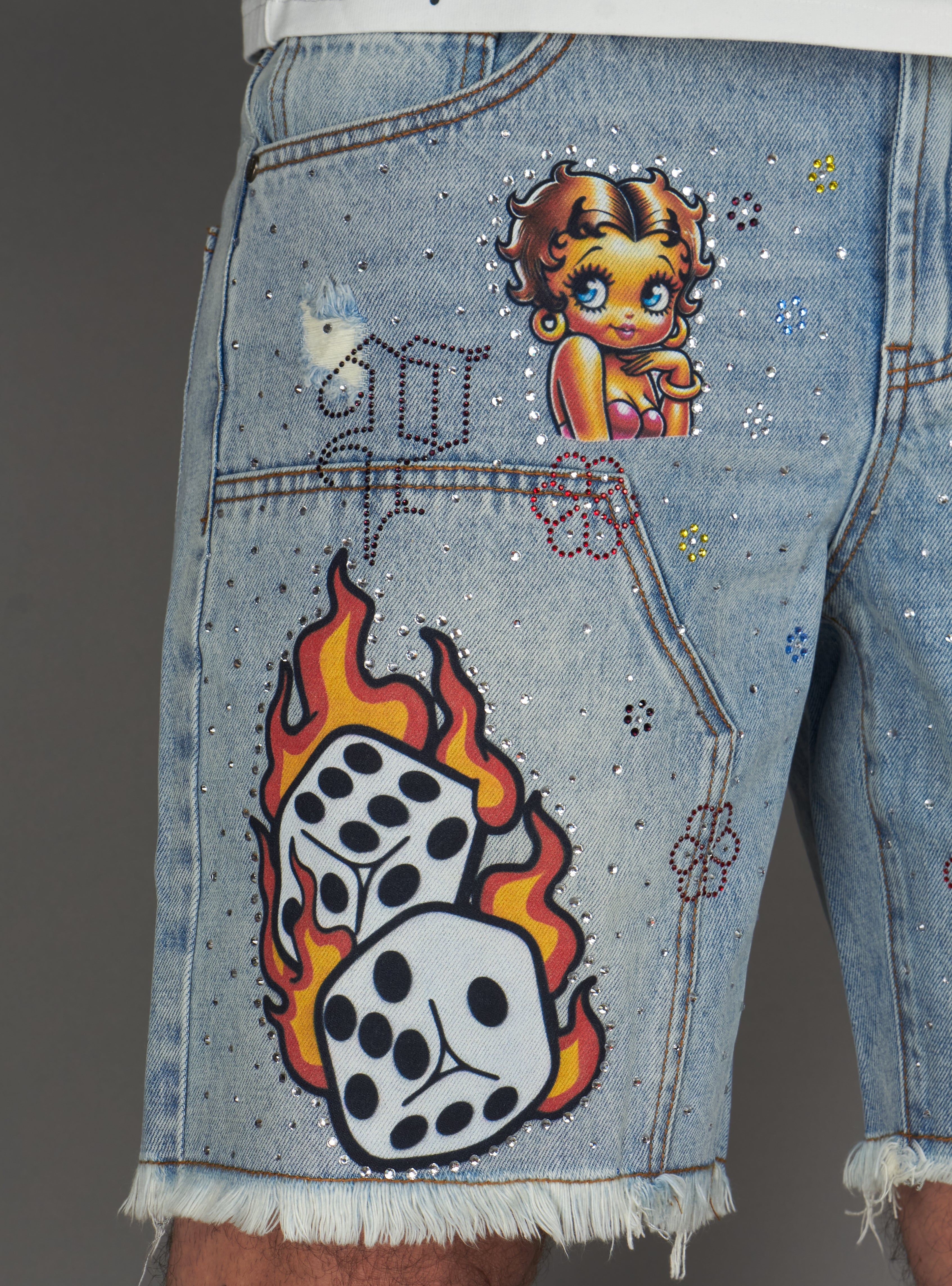 Politics Shorts - Austin - Blue Wash - 250