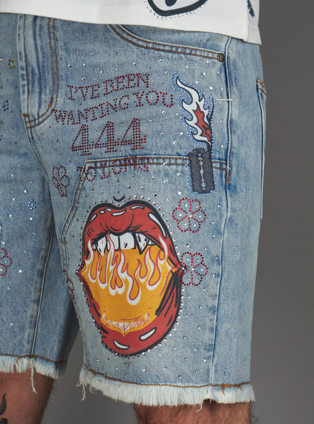 Politics Shorts - Austin - Blue Wash - 250