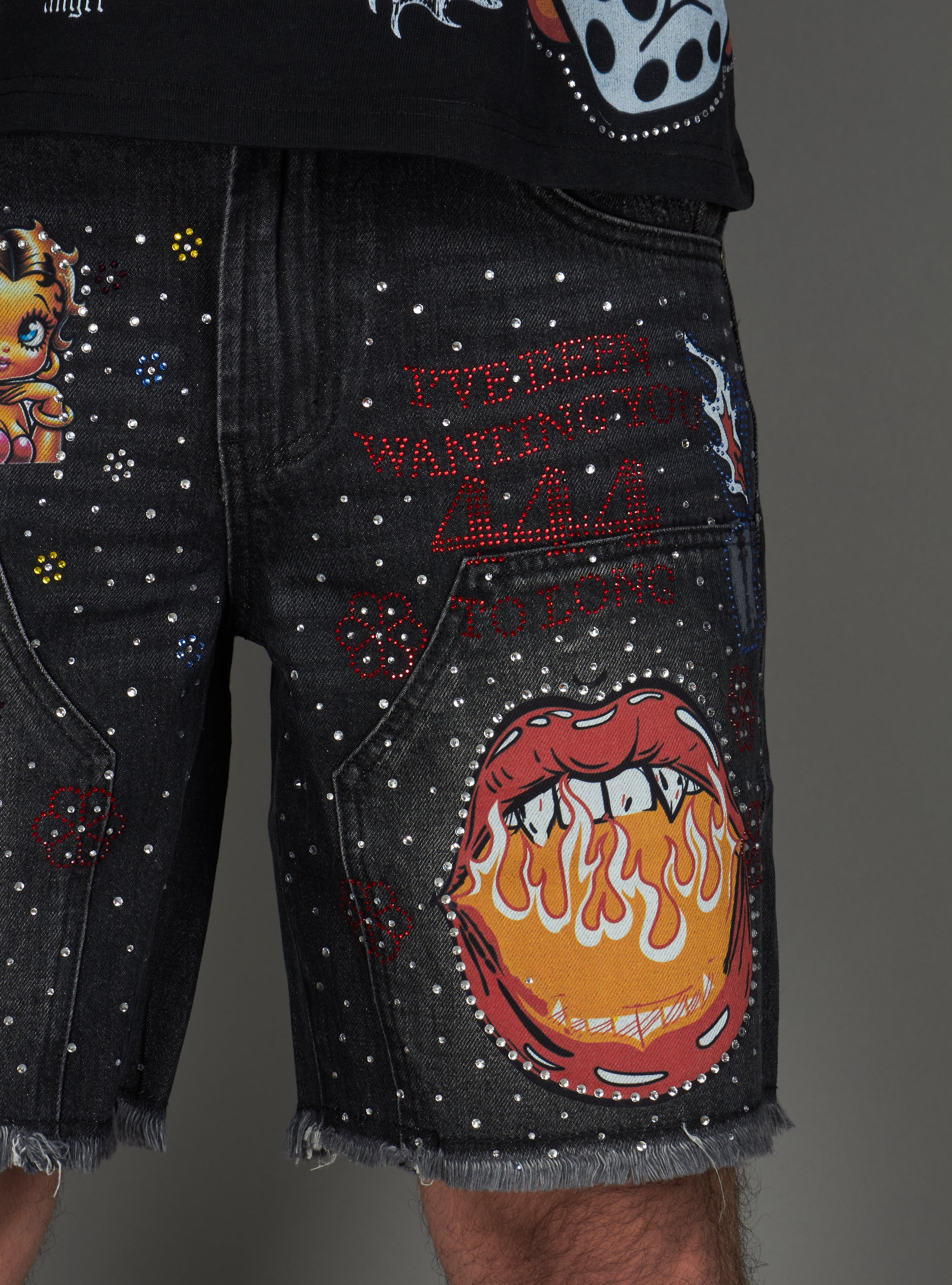 Politics Shorts - Austin - Black Wash - 337