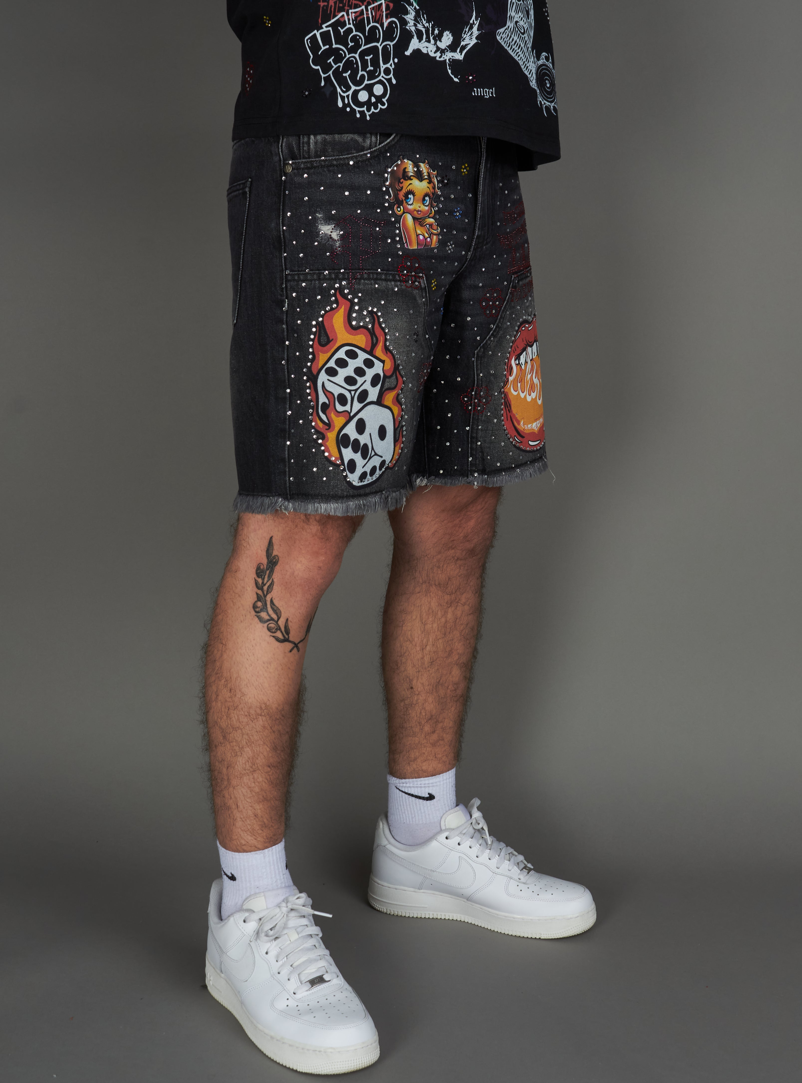 Politics Shorts - Austin - Black Wash - 337