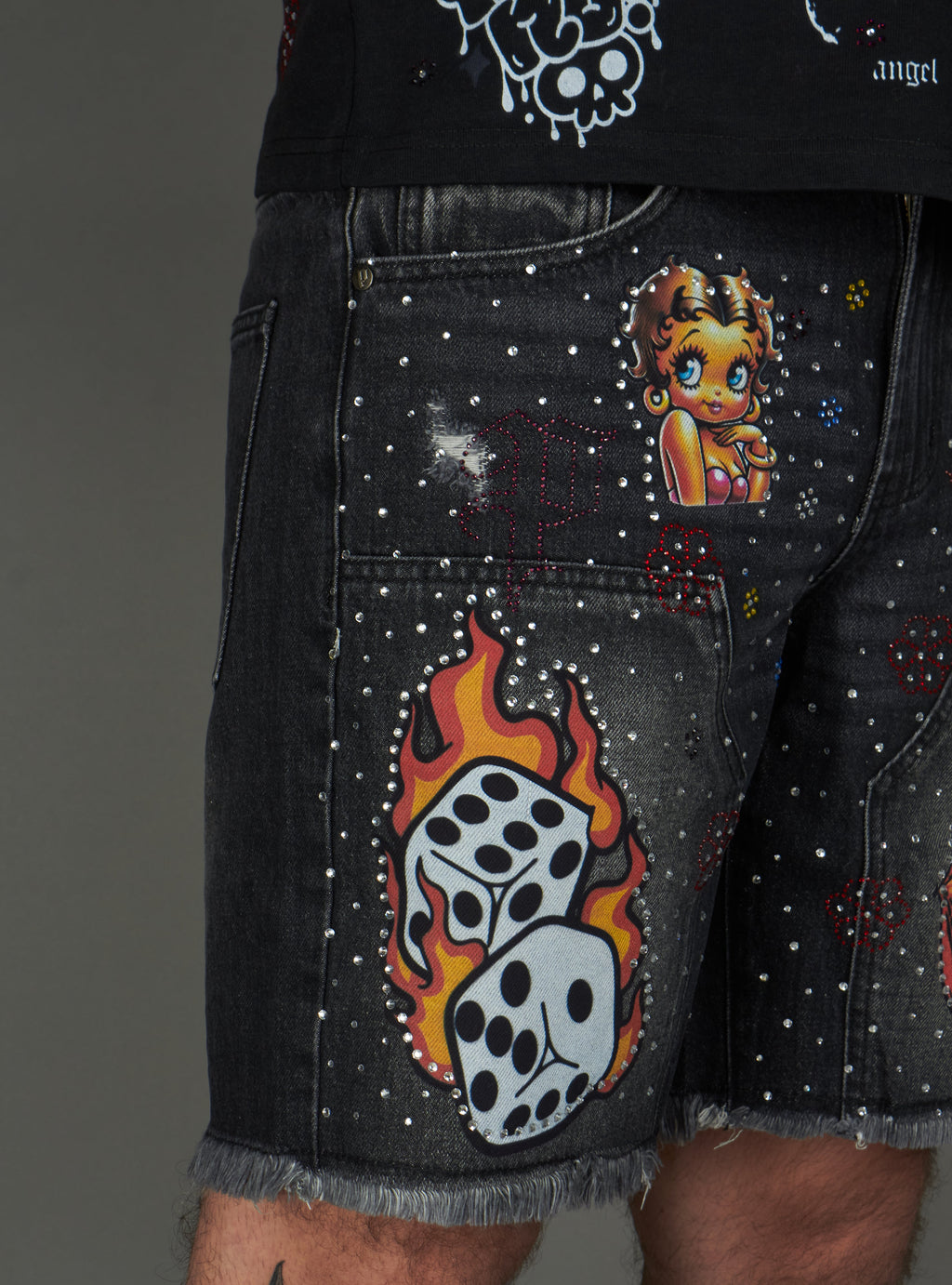 Politics Shorts - Austin - Black Wash - 337