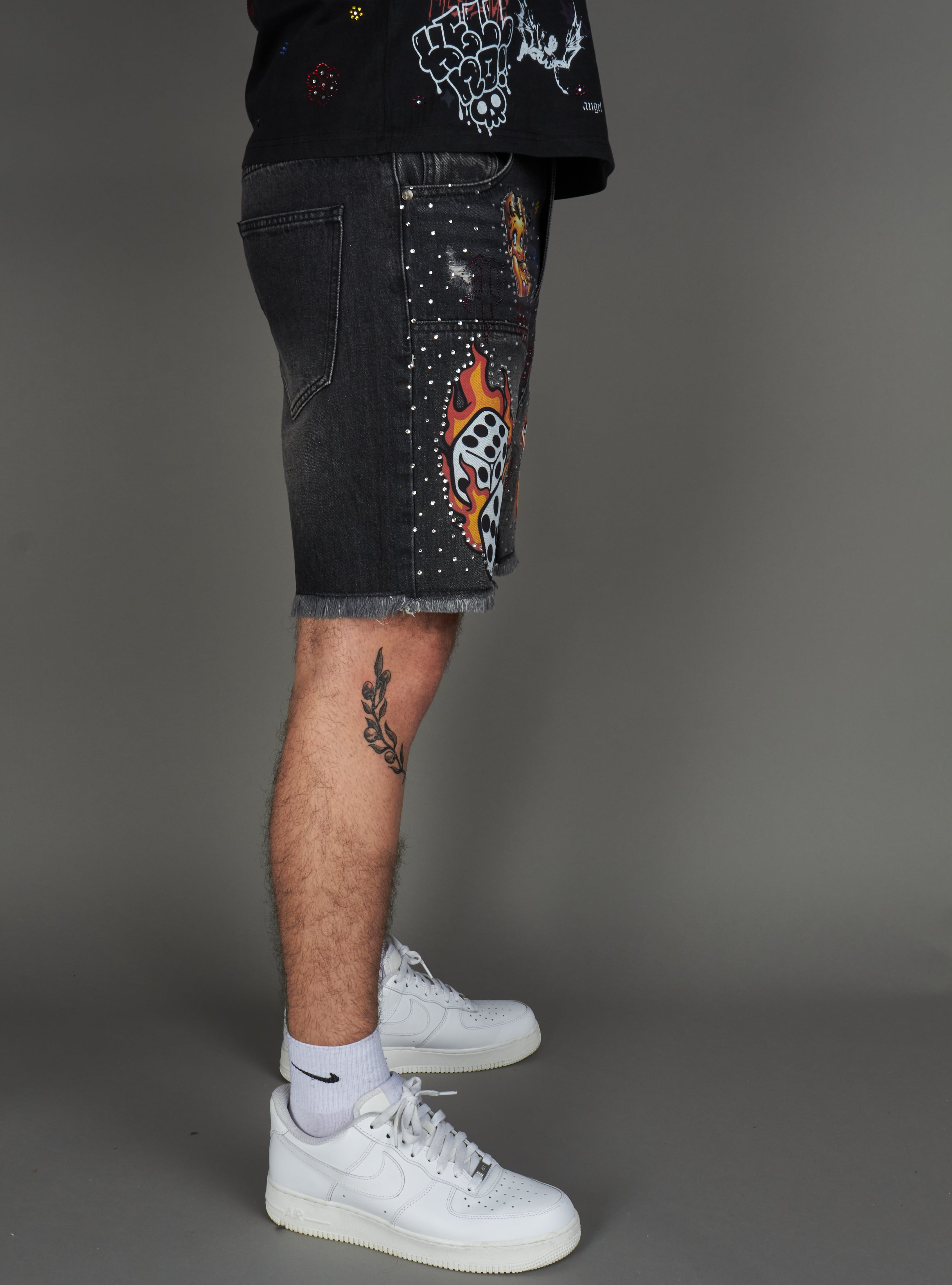 Politics Shorts - Austin - Black Wash - 337