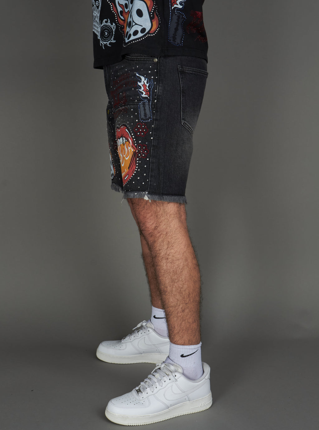 Politics Shorts - Austin - Black Wash - 337