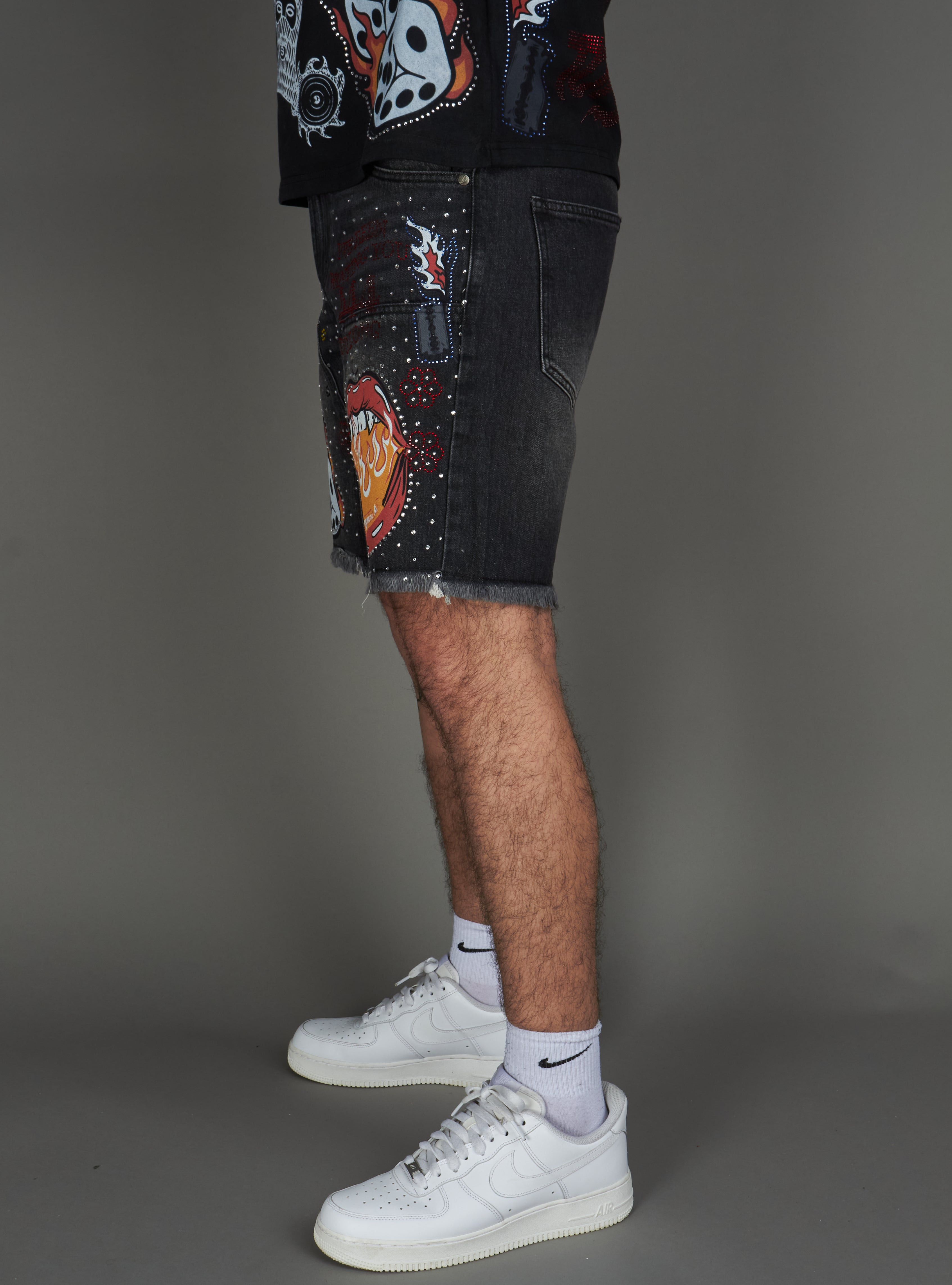 Politics Shorts - Austin - Black Wash - 337