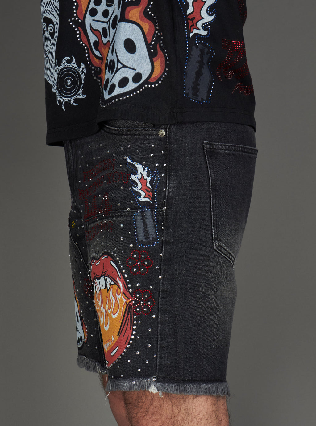 Politics Shorts - Austin - Black Wash - 337