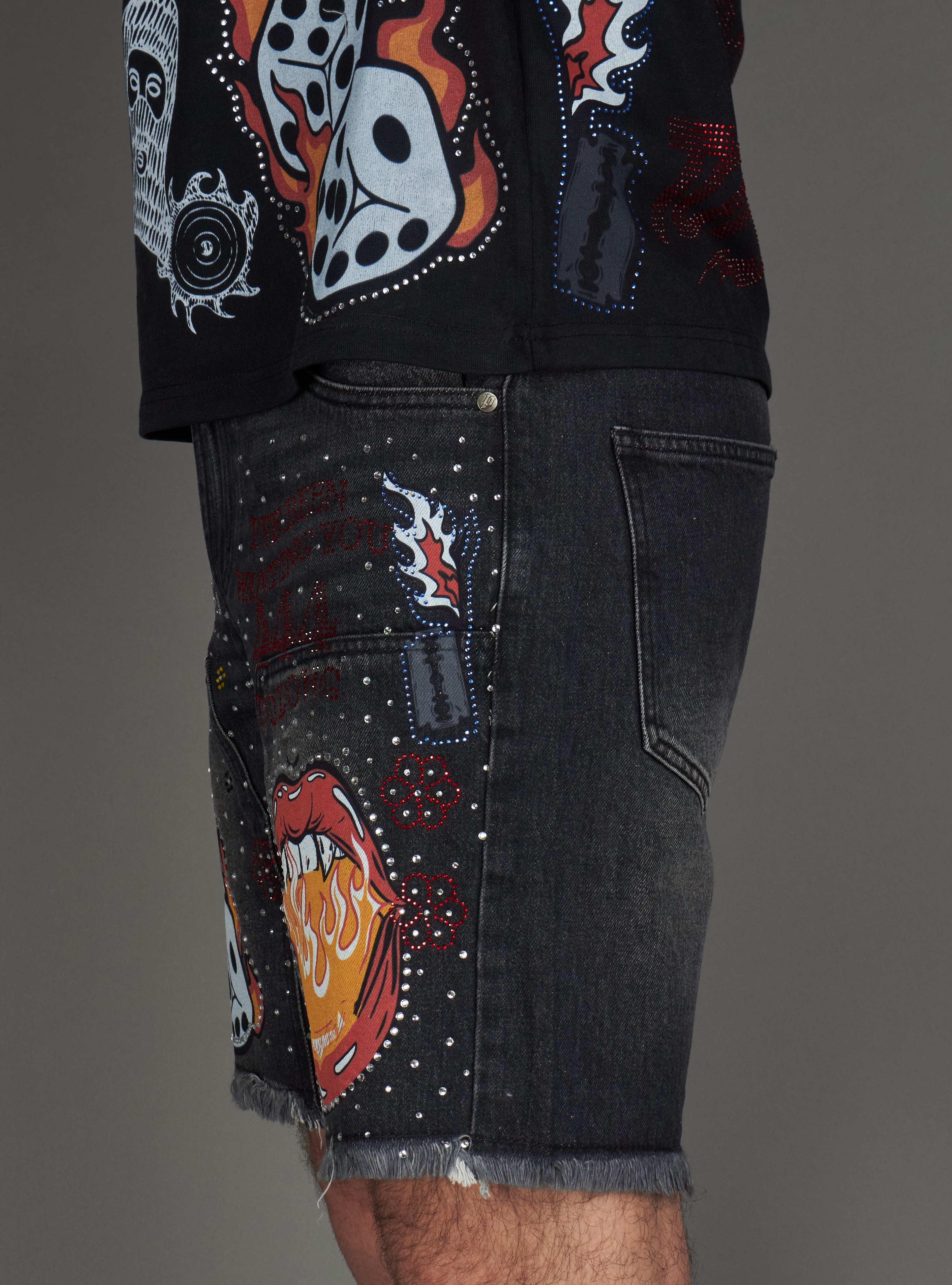 Politics Shorts - Austin - Black Wash - 337