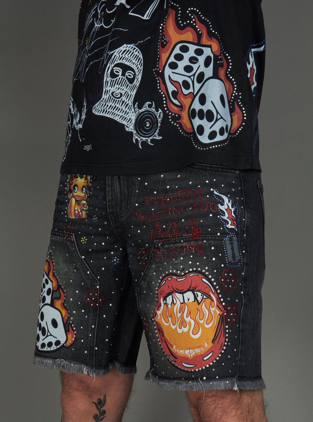 Politics Shorts - Austin - Black Wash - 337