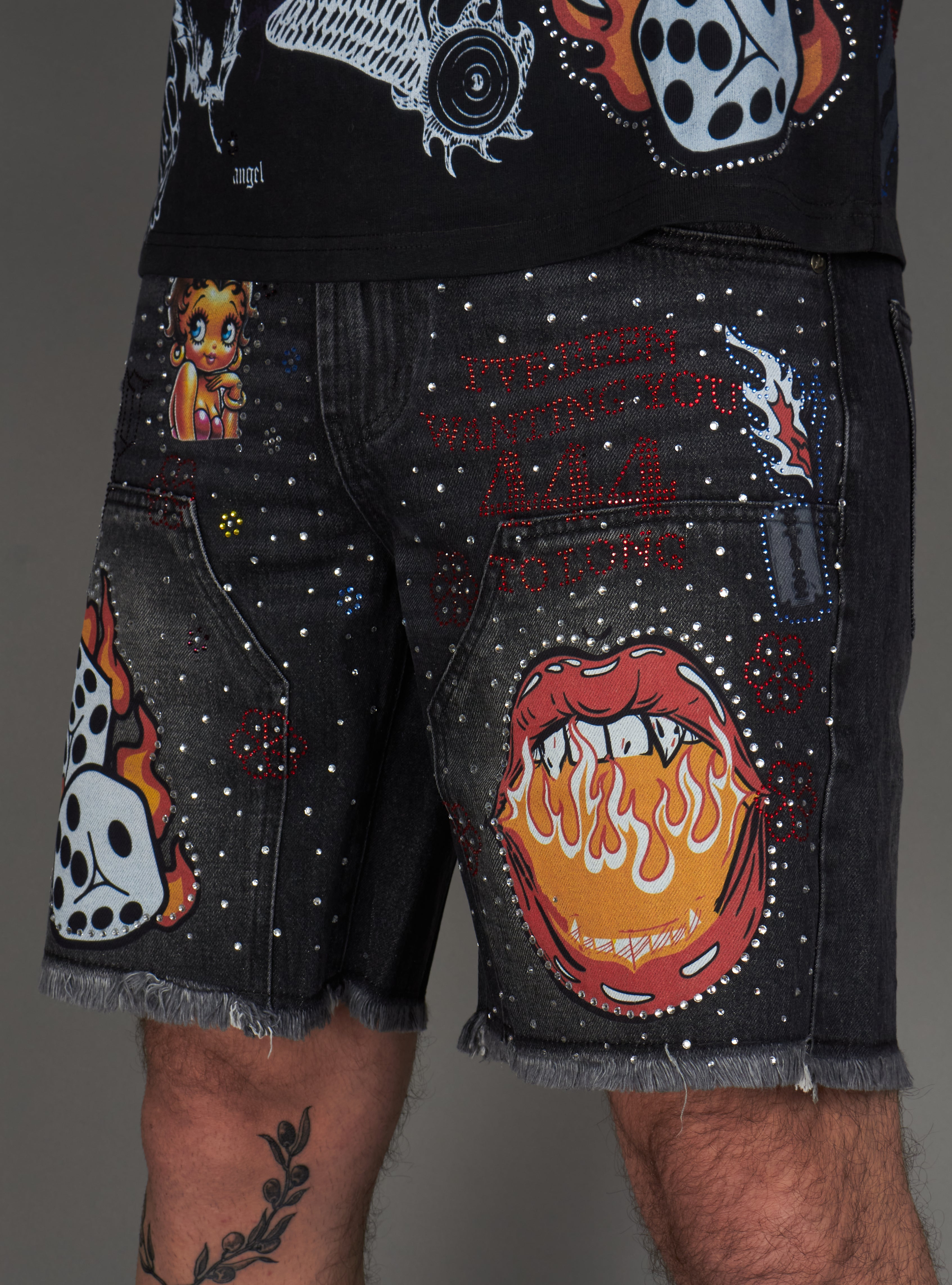 Politics Shorts - Austin - Black Wash - 337