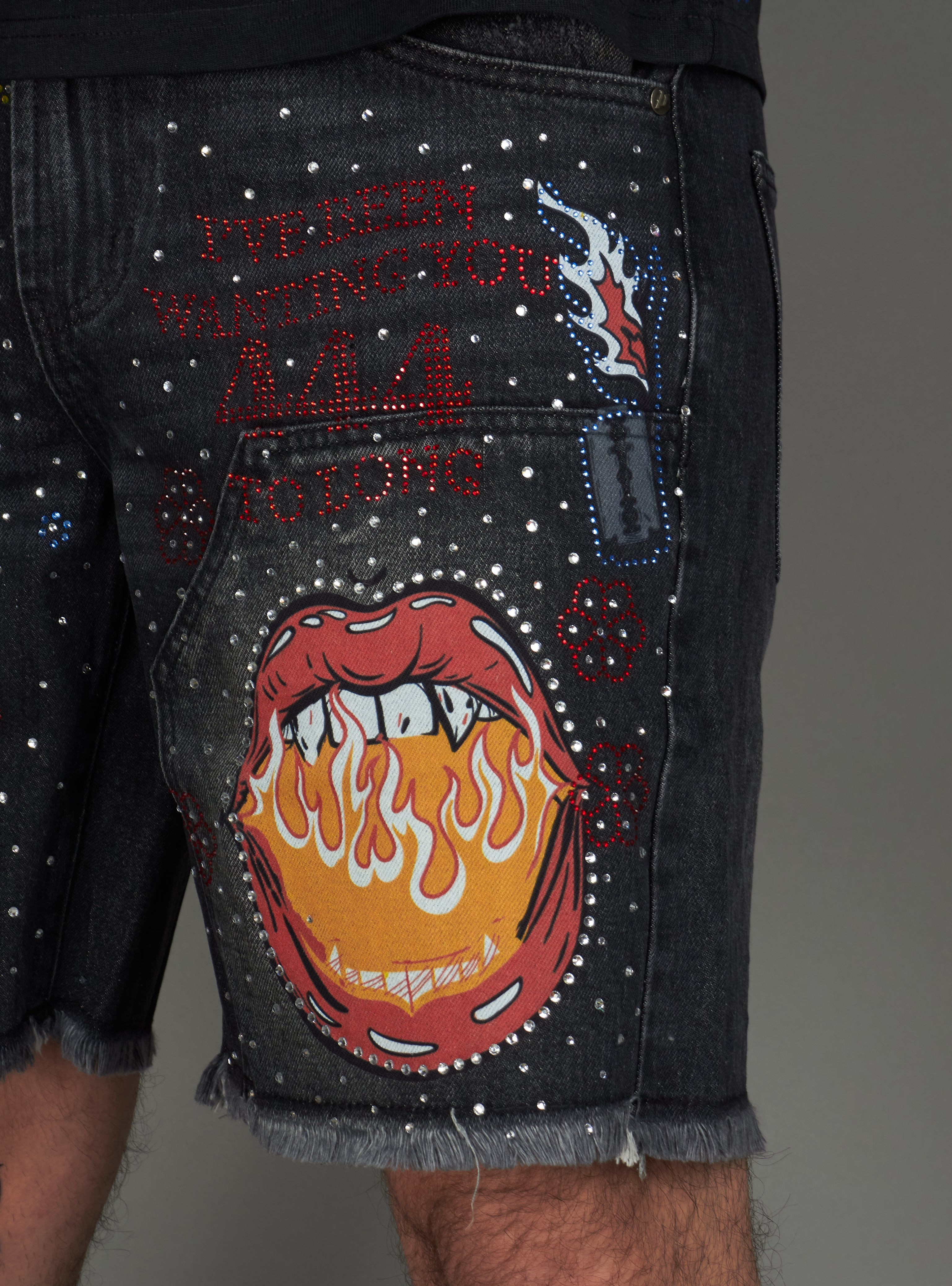 Politics Shorts - Austin - Black Wash - 337