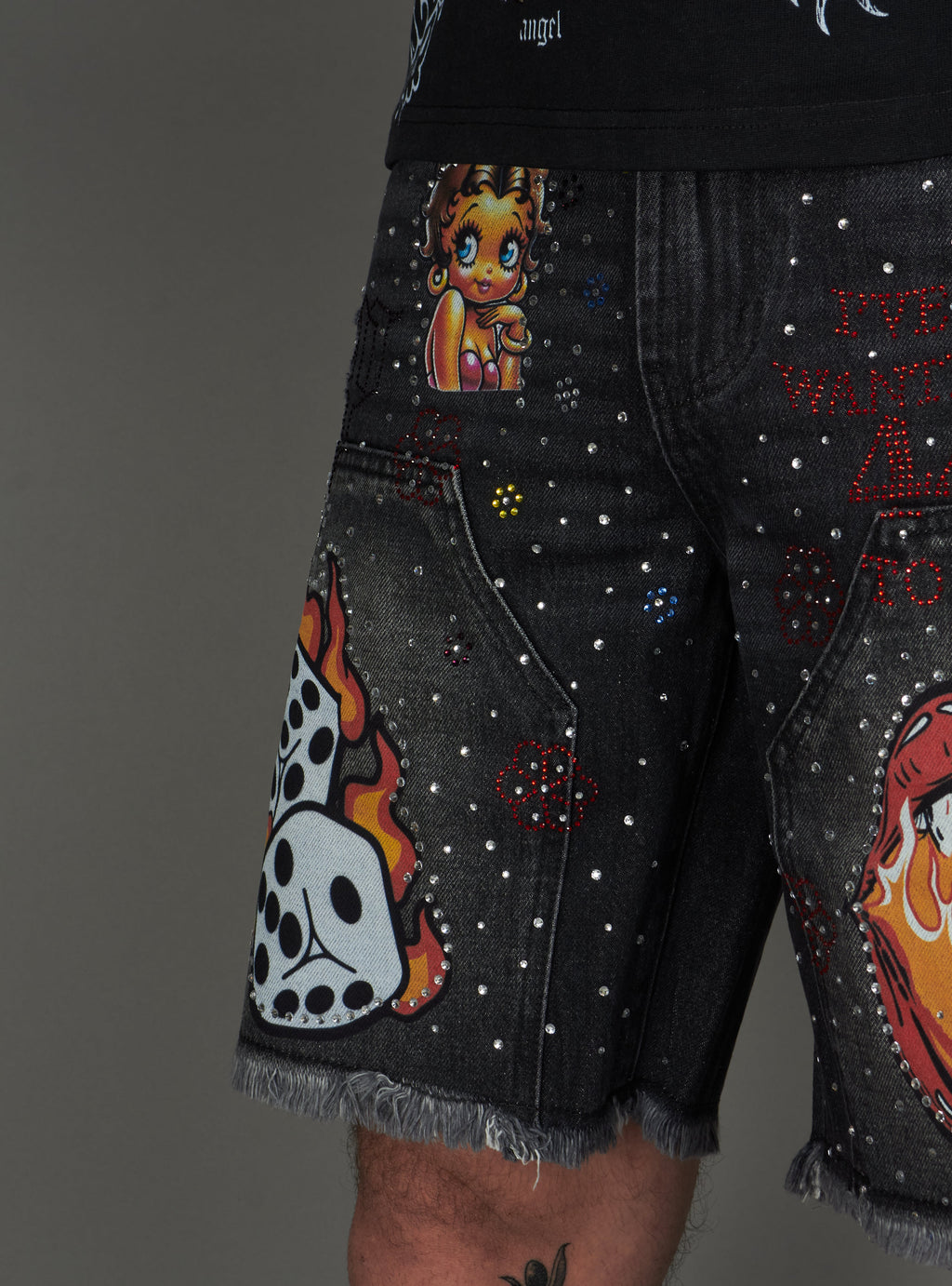 Politics Shorts - Austin - Black Wash - 337