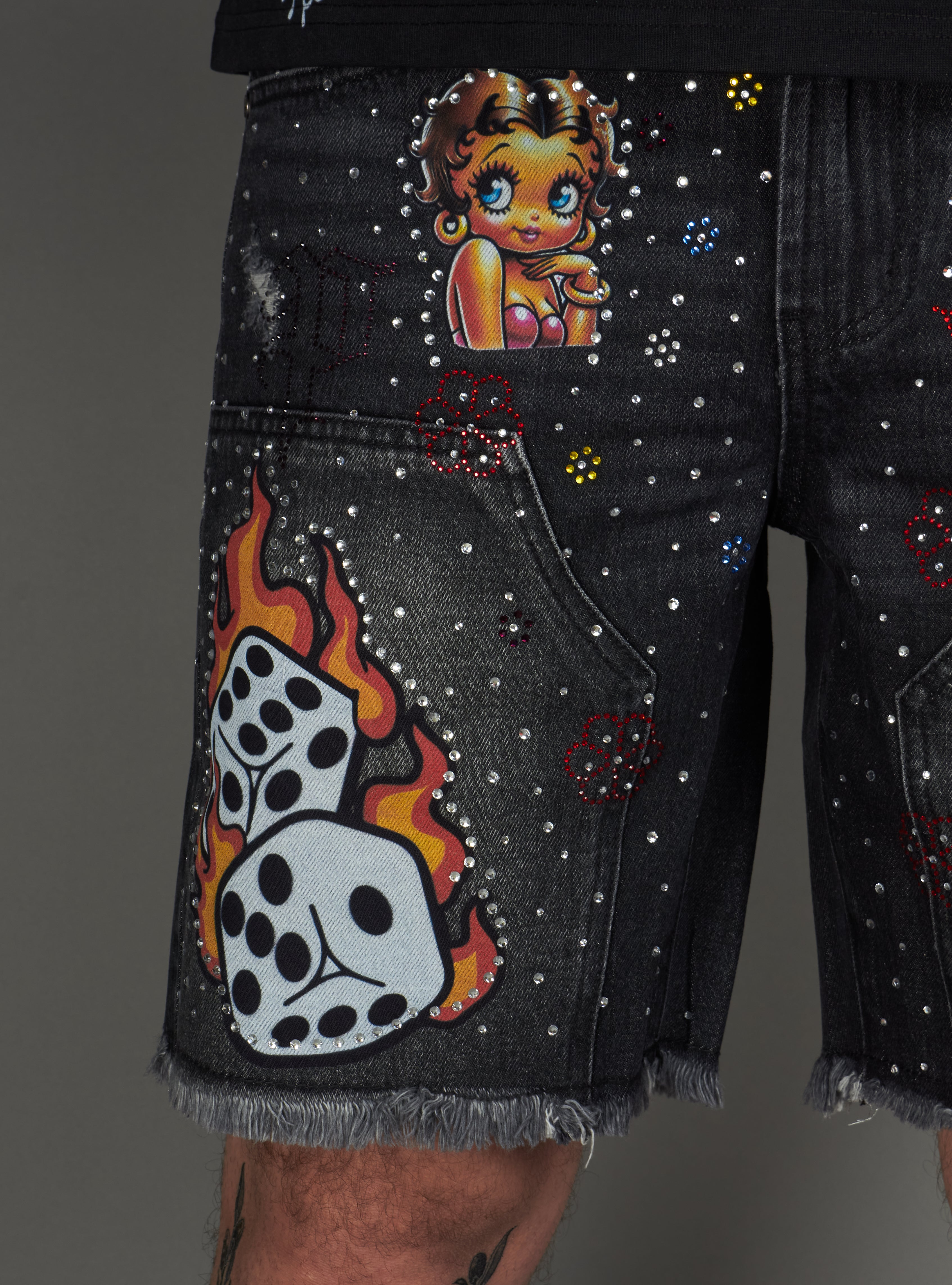 Politics Shorts - Austin - Black Wash - 337