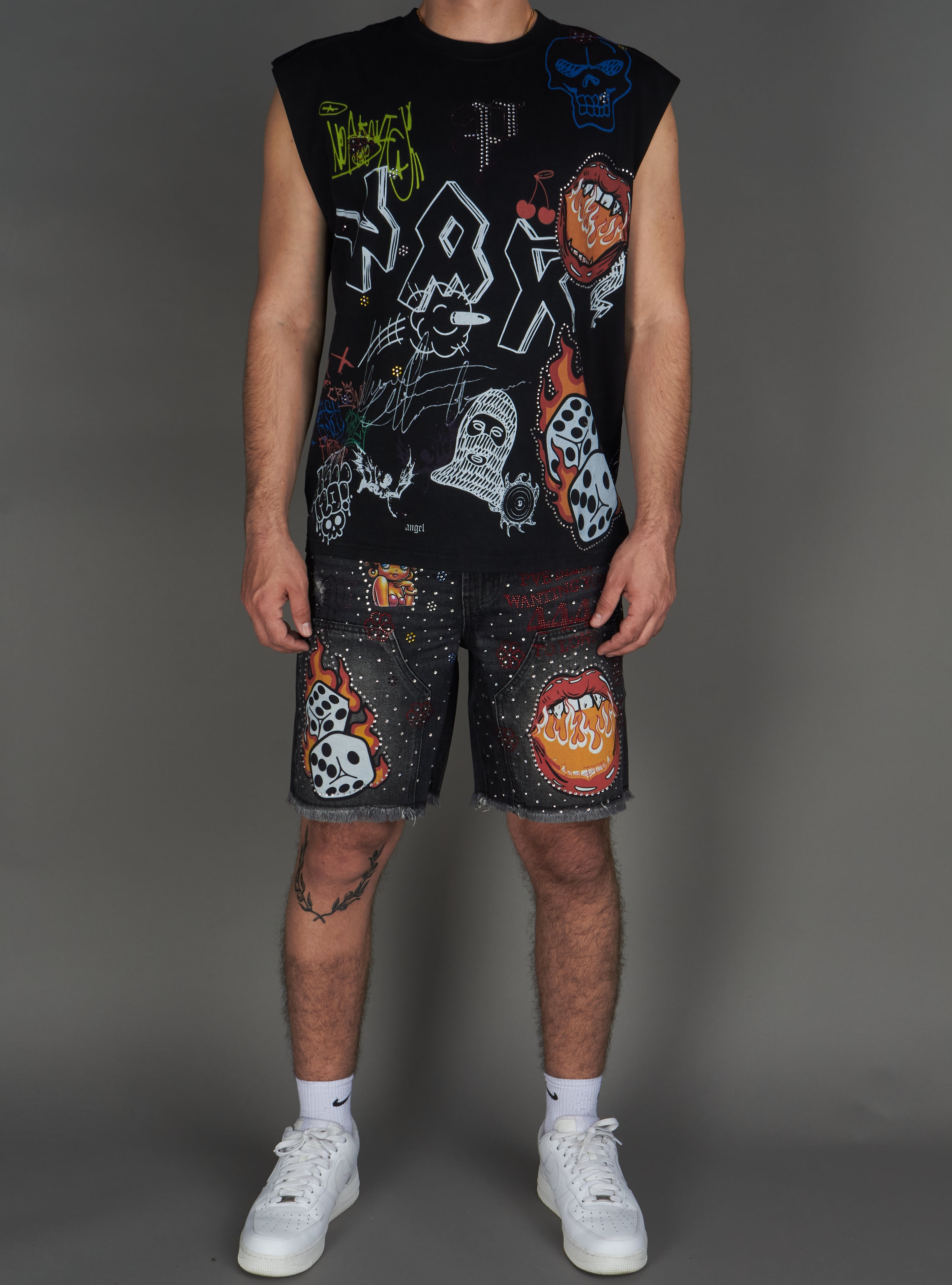 Politics Shorts - Austin - Black Wash - 337