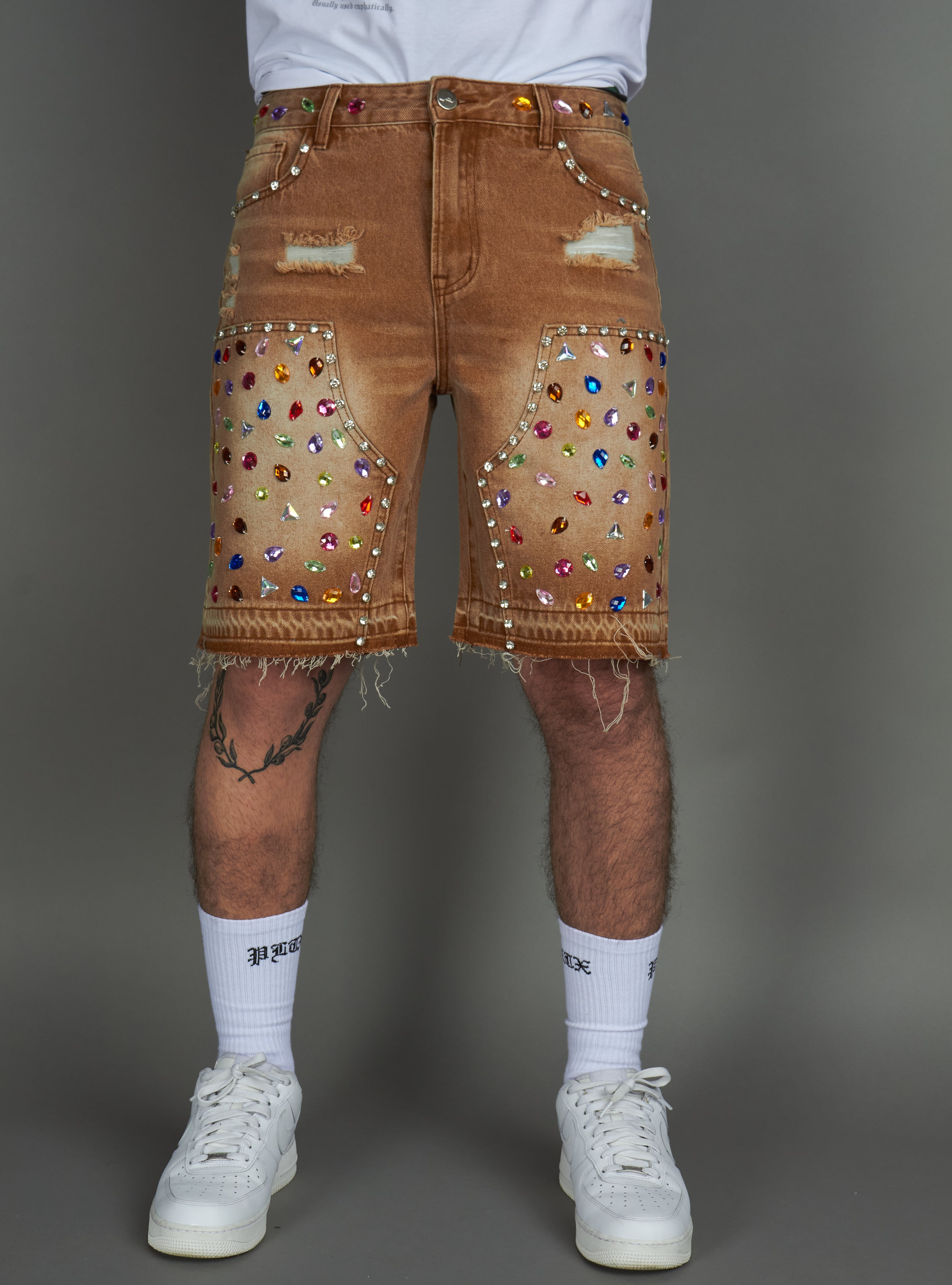 Politics Shorts - Leo - Brown - 200