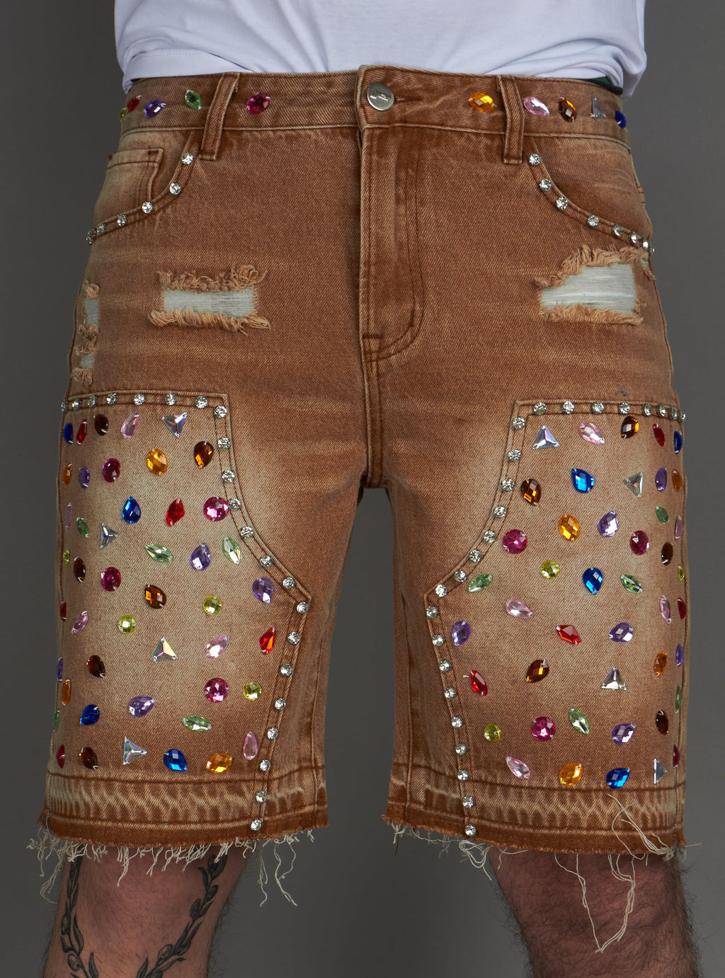 Politics Shorts - Leo - Brown - 200