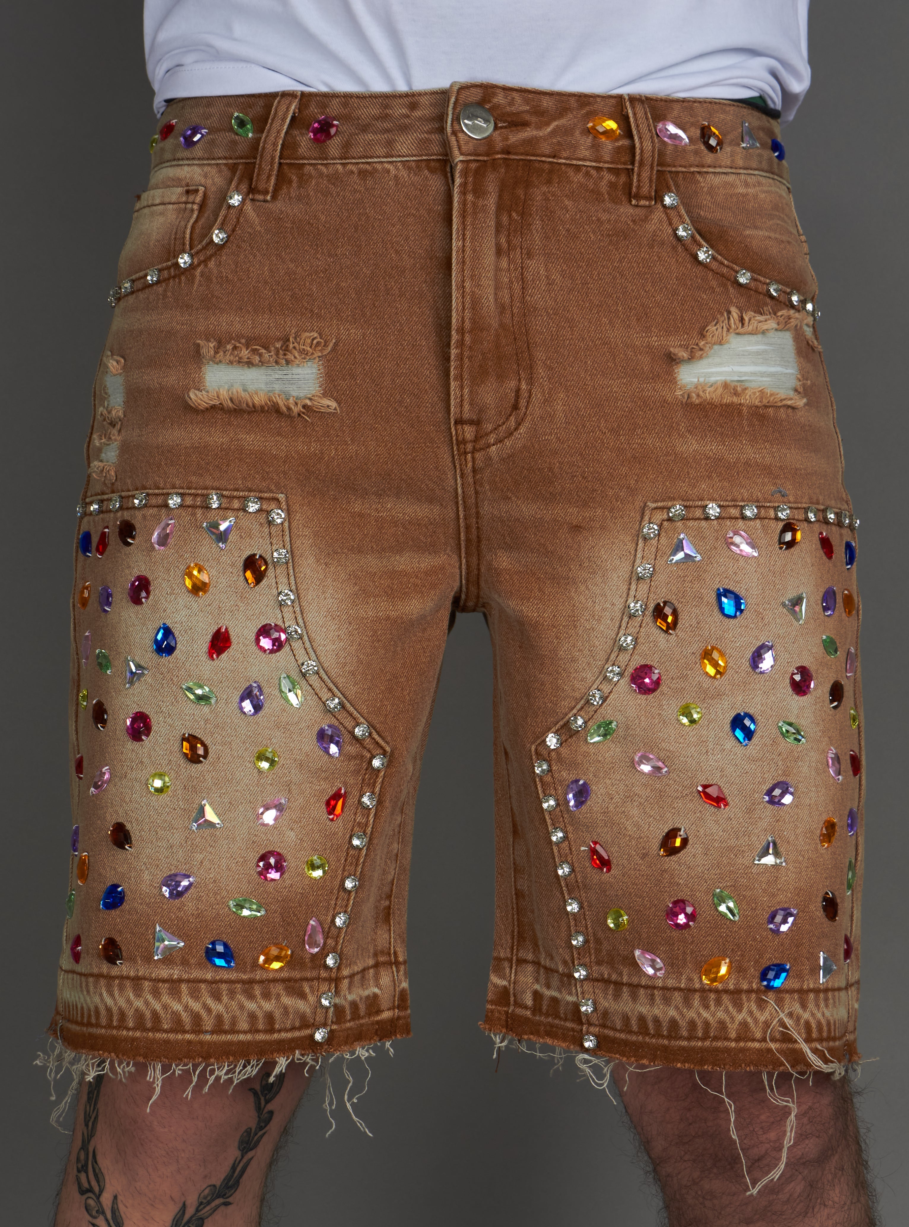 Politics Shorts - Leo - Brown - 200