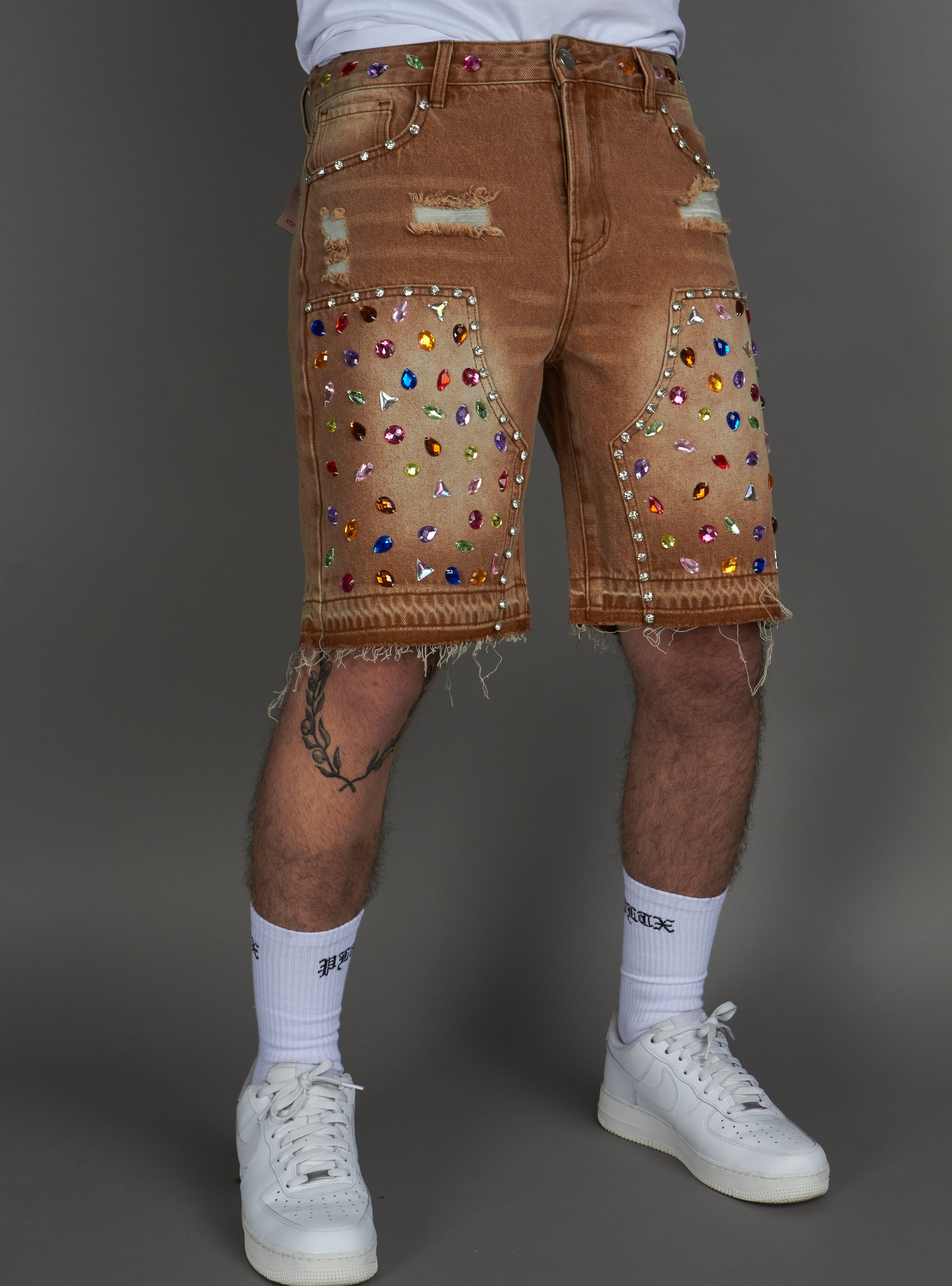 Politics Shorts - Leo - Brown - 200