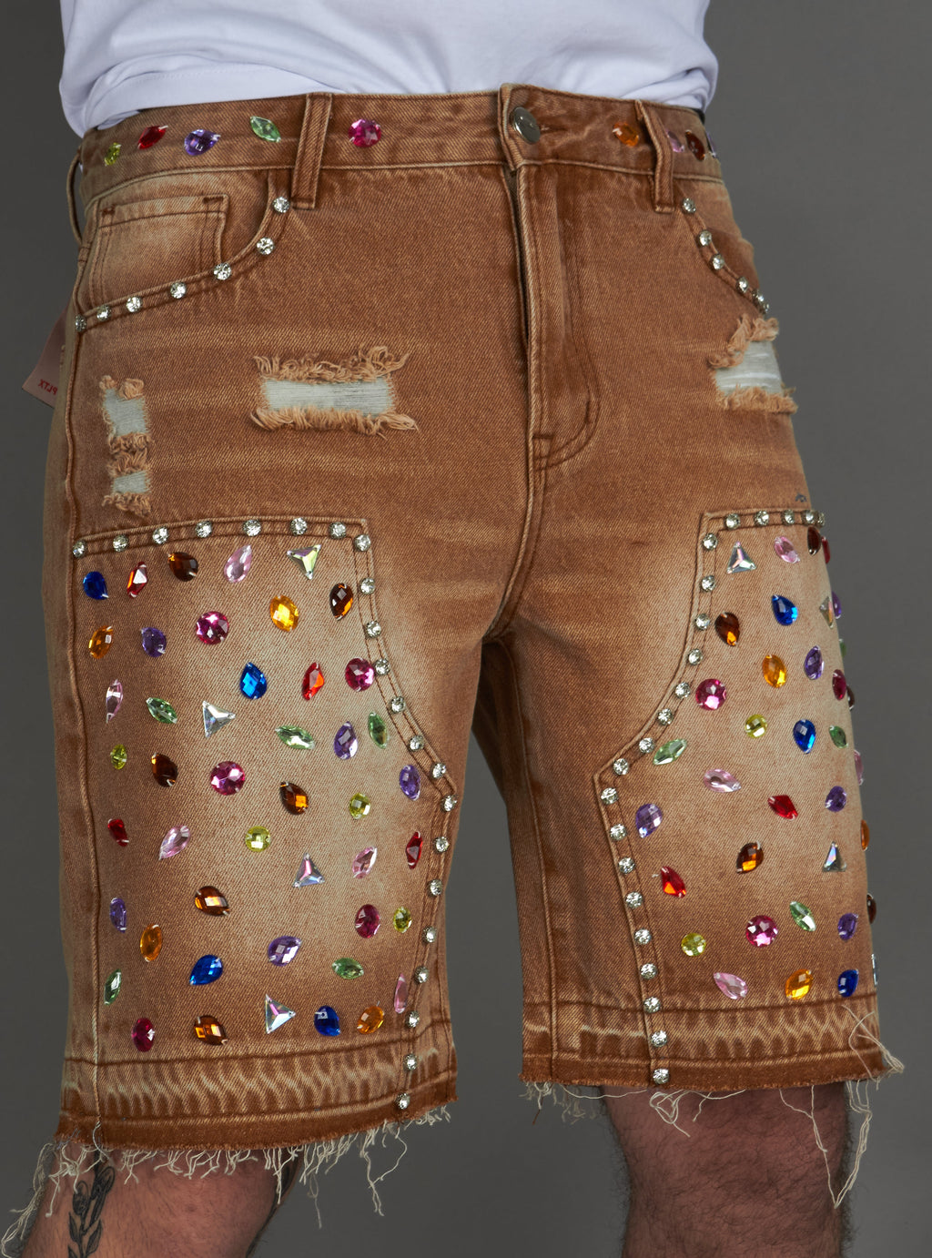 Politics Shorts - Leo - Brown - 200