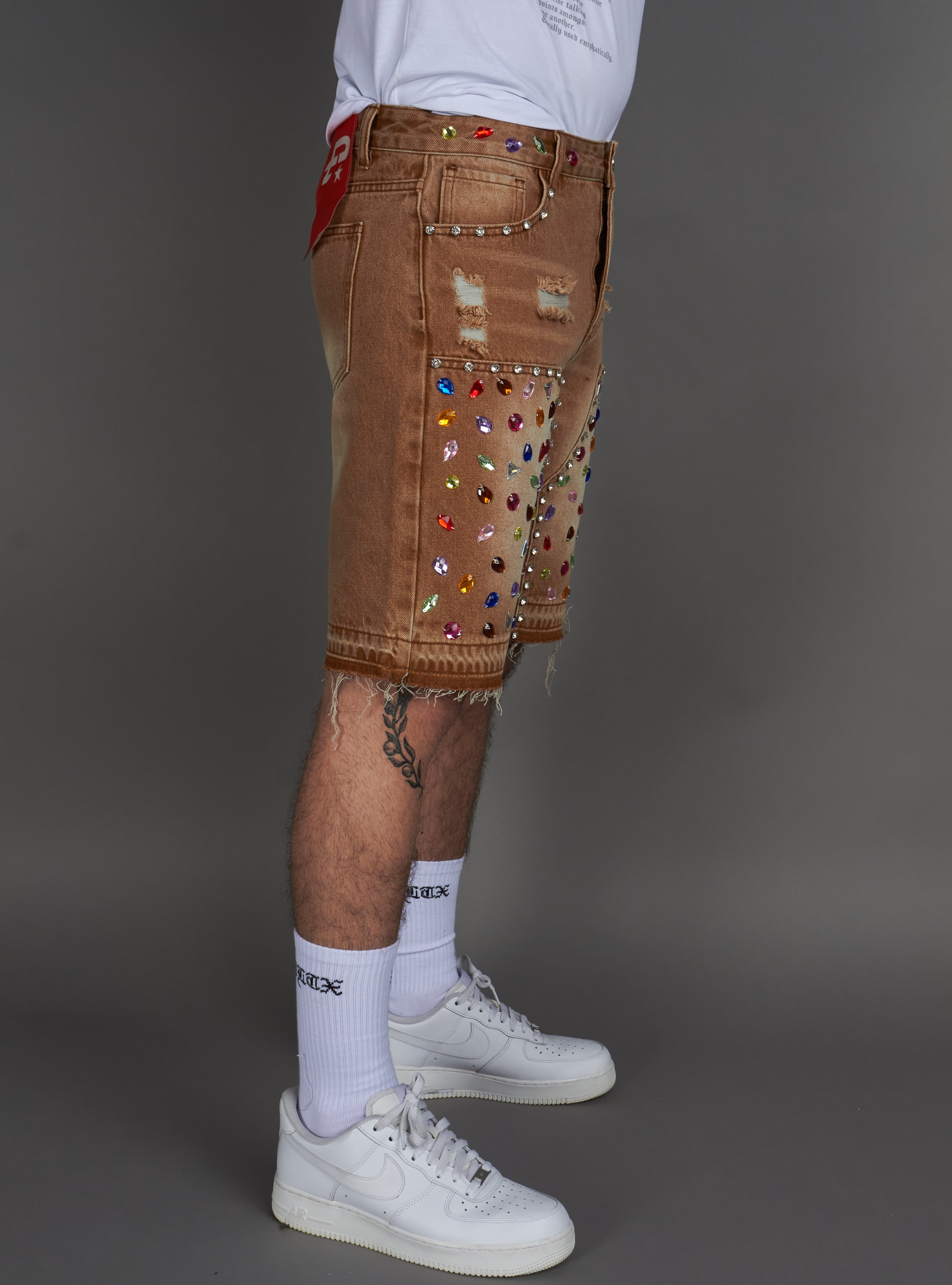 Politics Shorts - Leo - Brown - 200