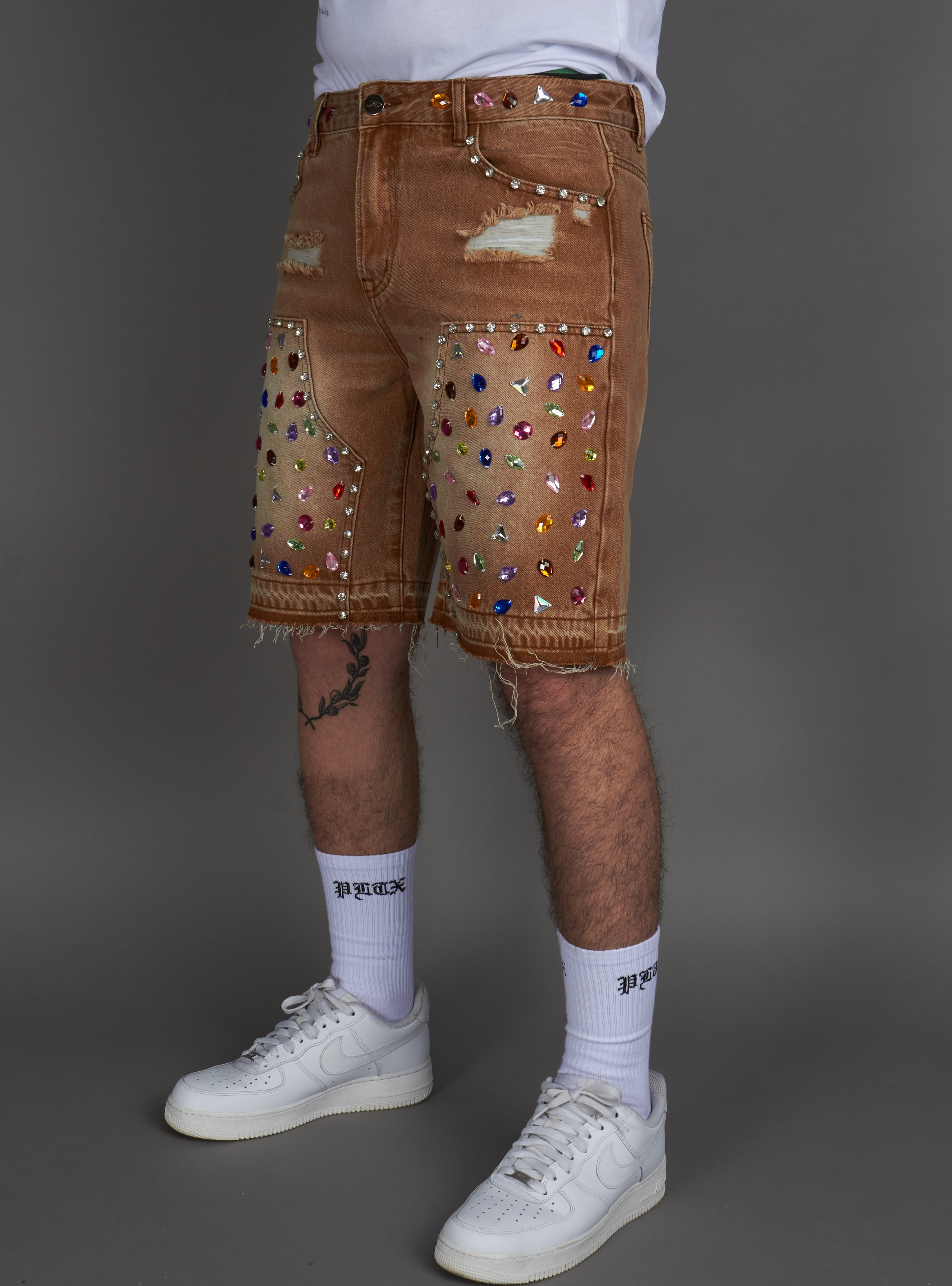 Politics Shorts - Leo - Brown - 200