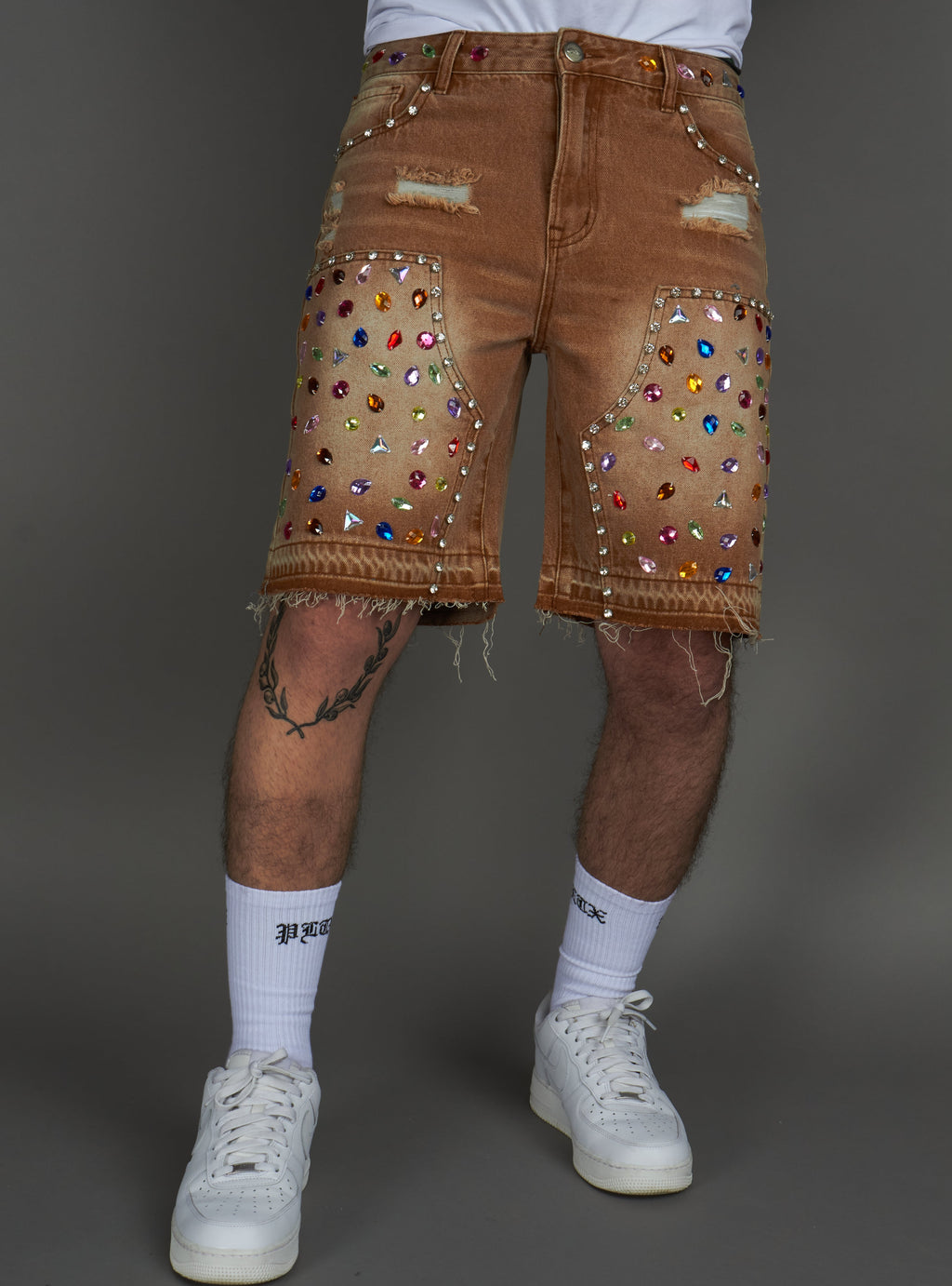 Politics Shorts - Leo - Brown - 200