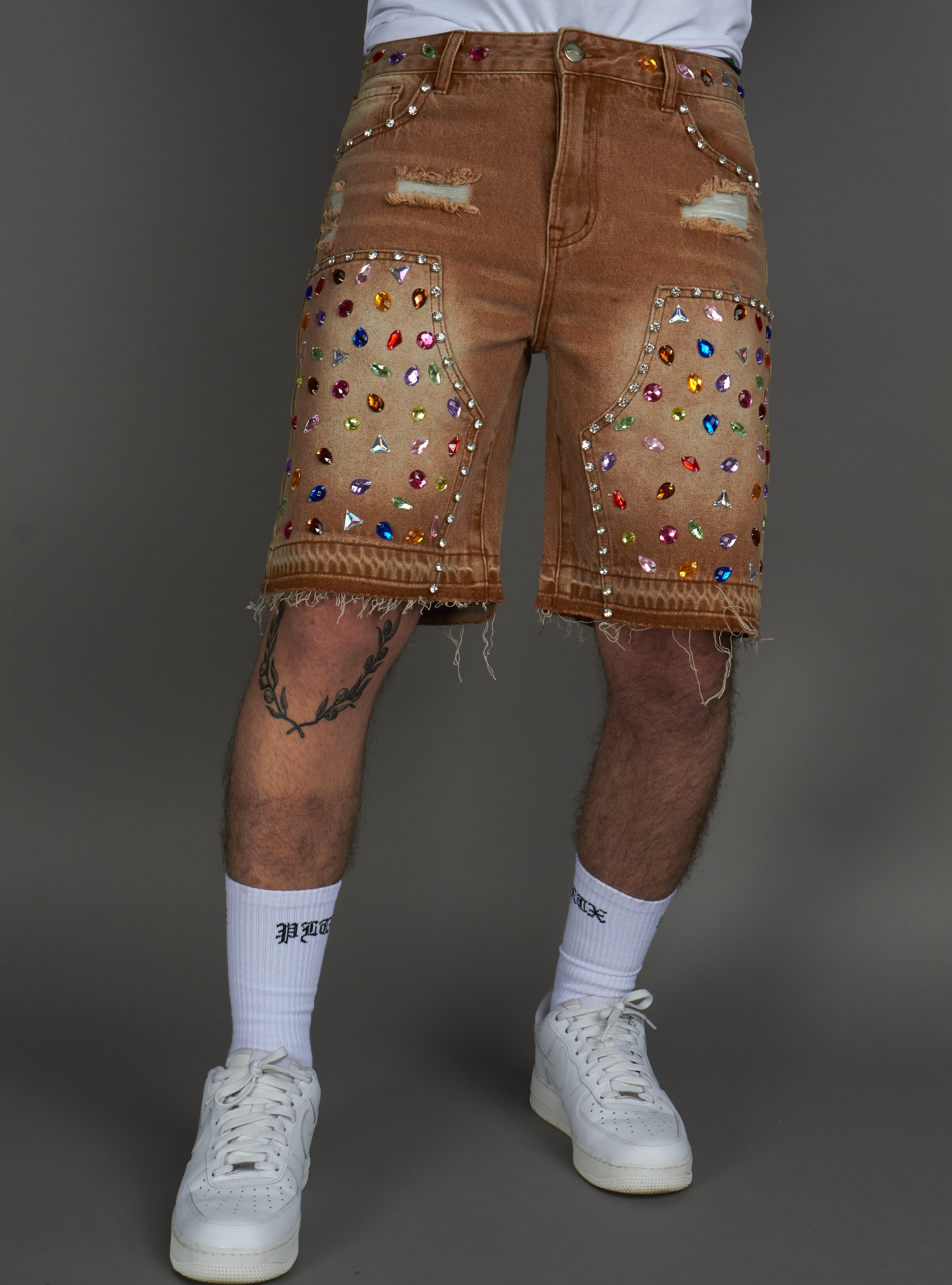 Politics Shorts - Leo - Brown - 200