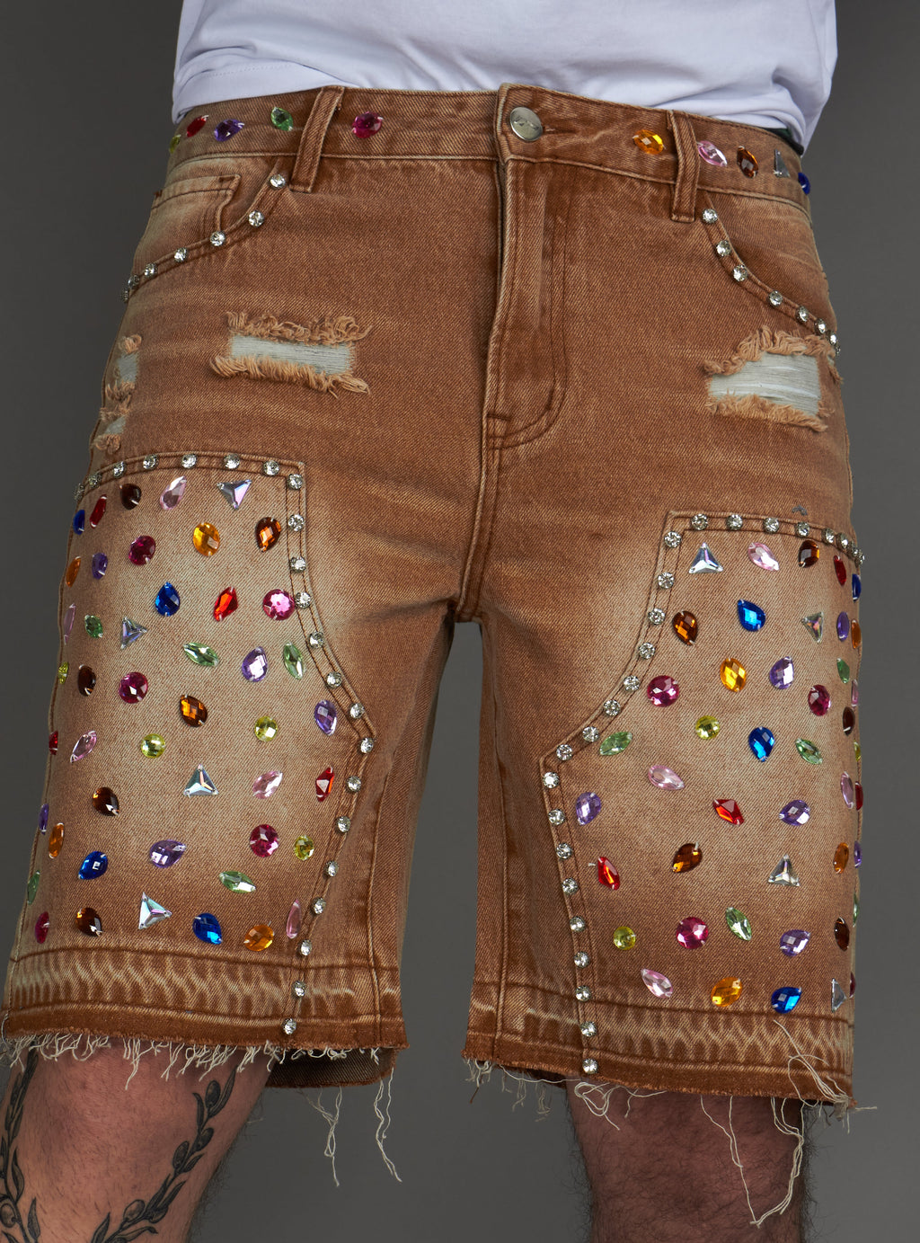 Politics Shorts - Leo - Brown - 200