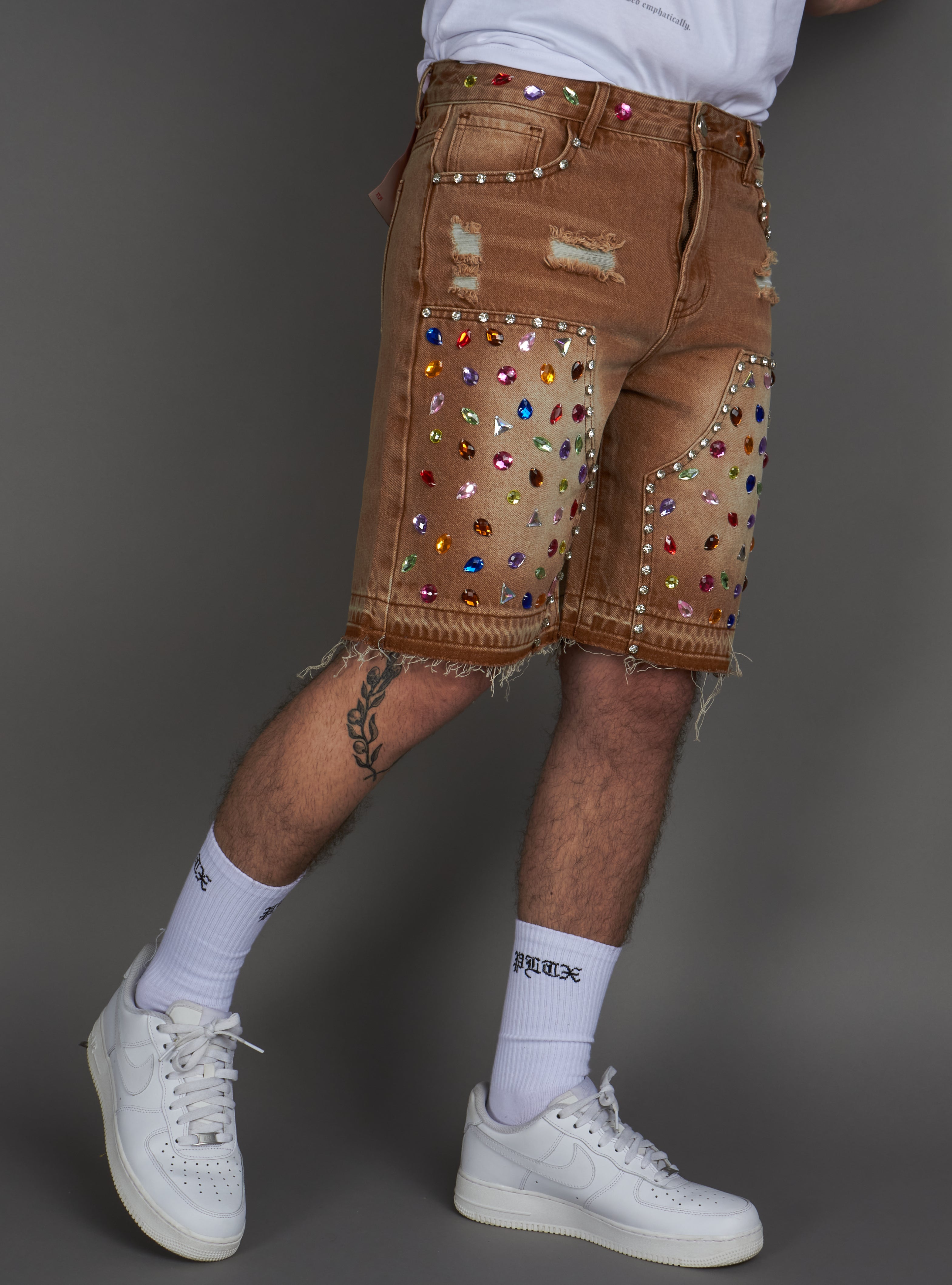 Politics Shorts - Leo - Brown - 200