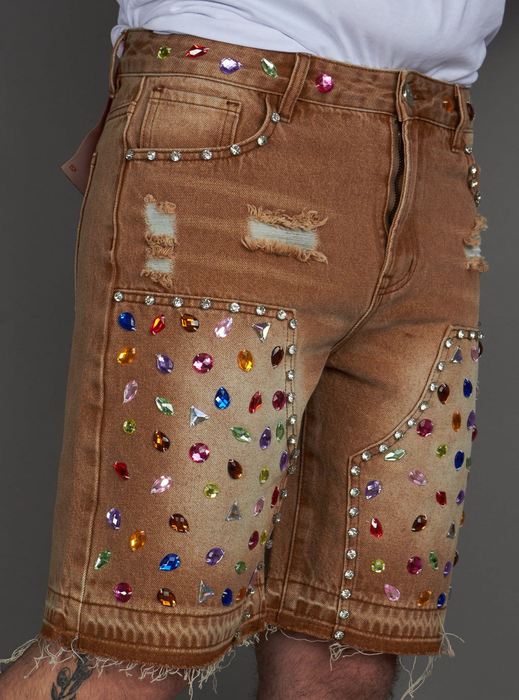 Politics Shorts - Leo - Brown - 200