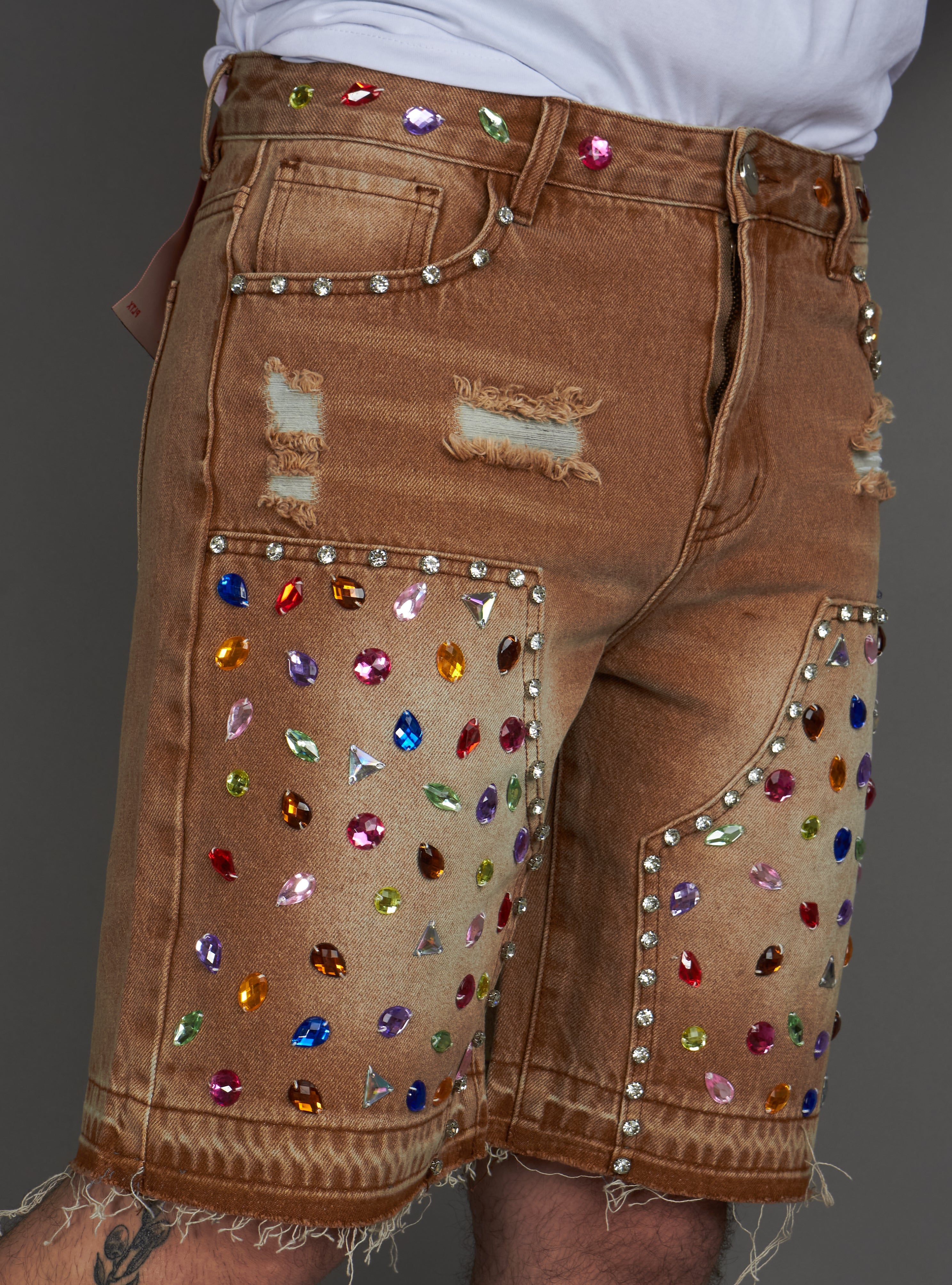 Politics Shorts - Leo - Brown - 200