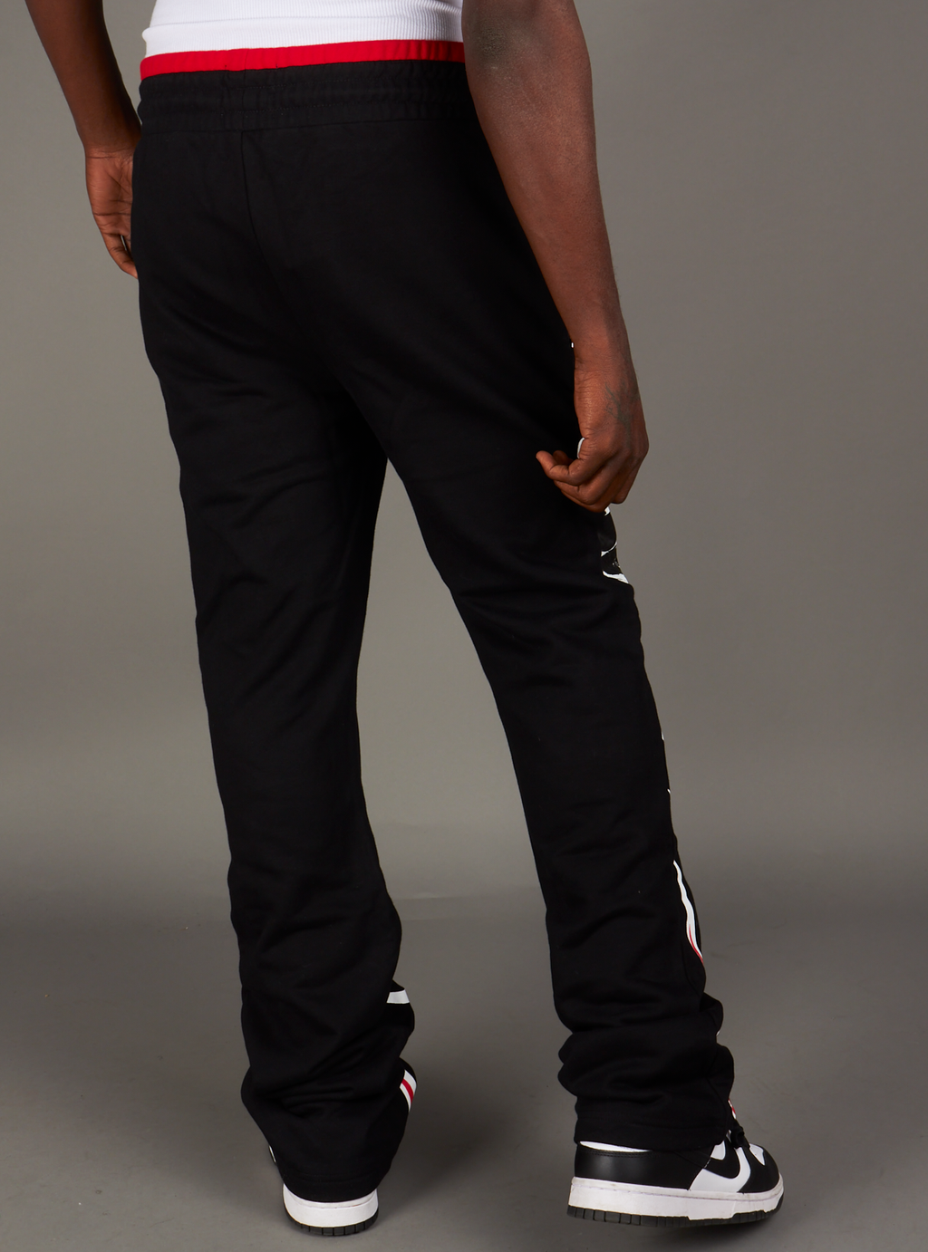 NME Sweatpant - Chen - Black And Red - 325