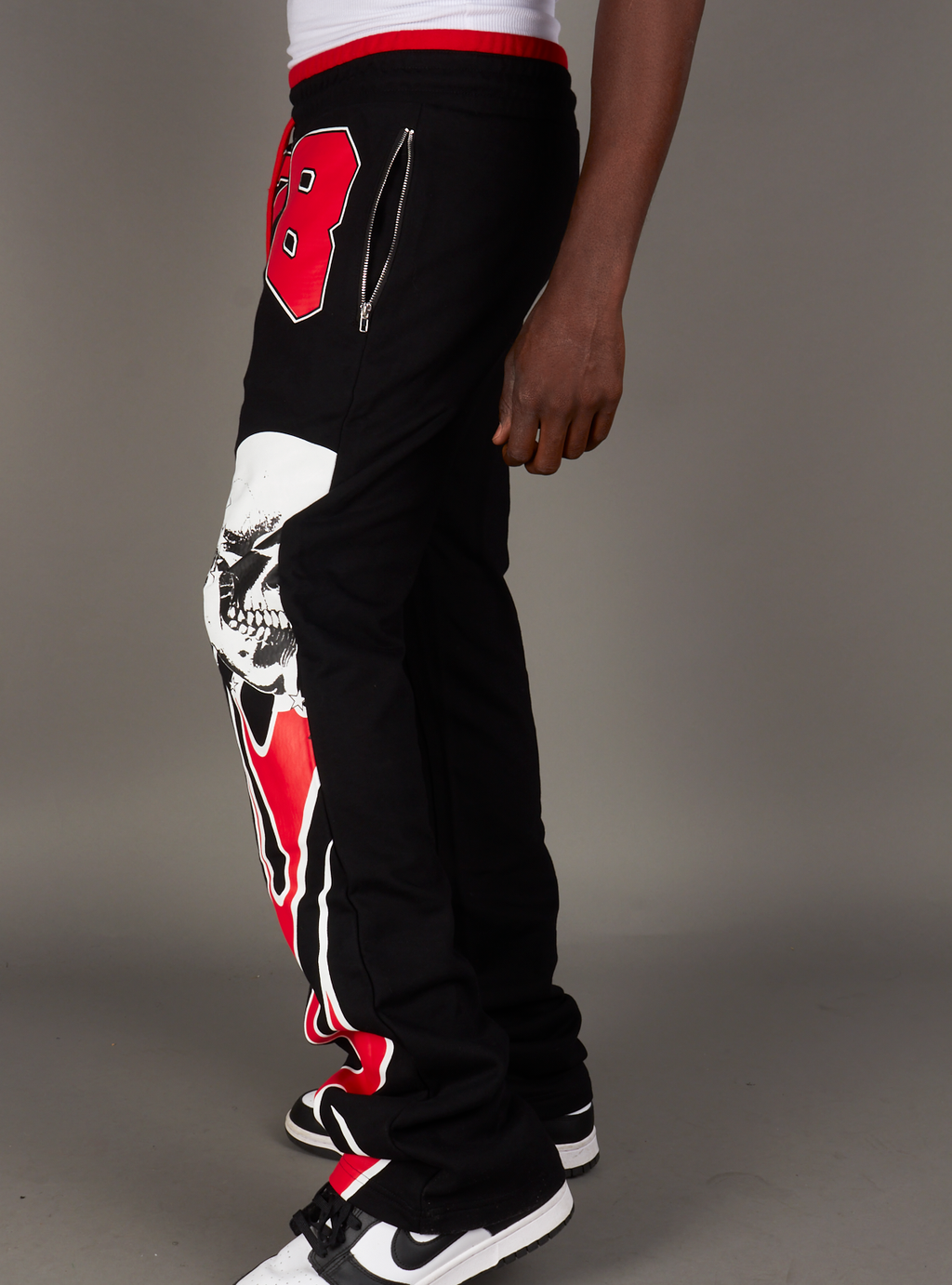 NME Sweatpant - Chen - Black And Red - 325