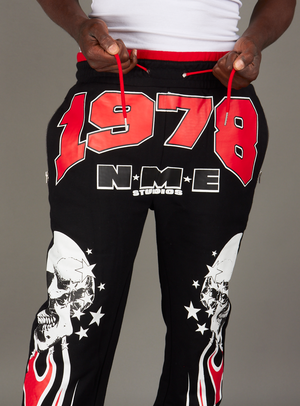 NME Sweatpant - Chen - Black And Red - 325
