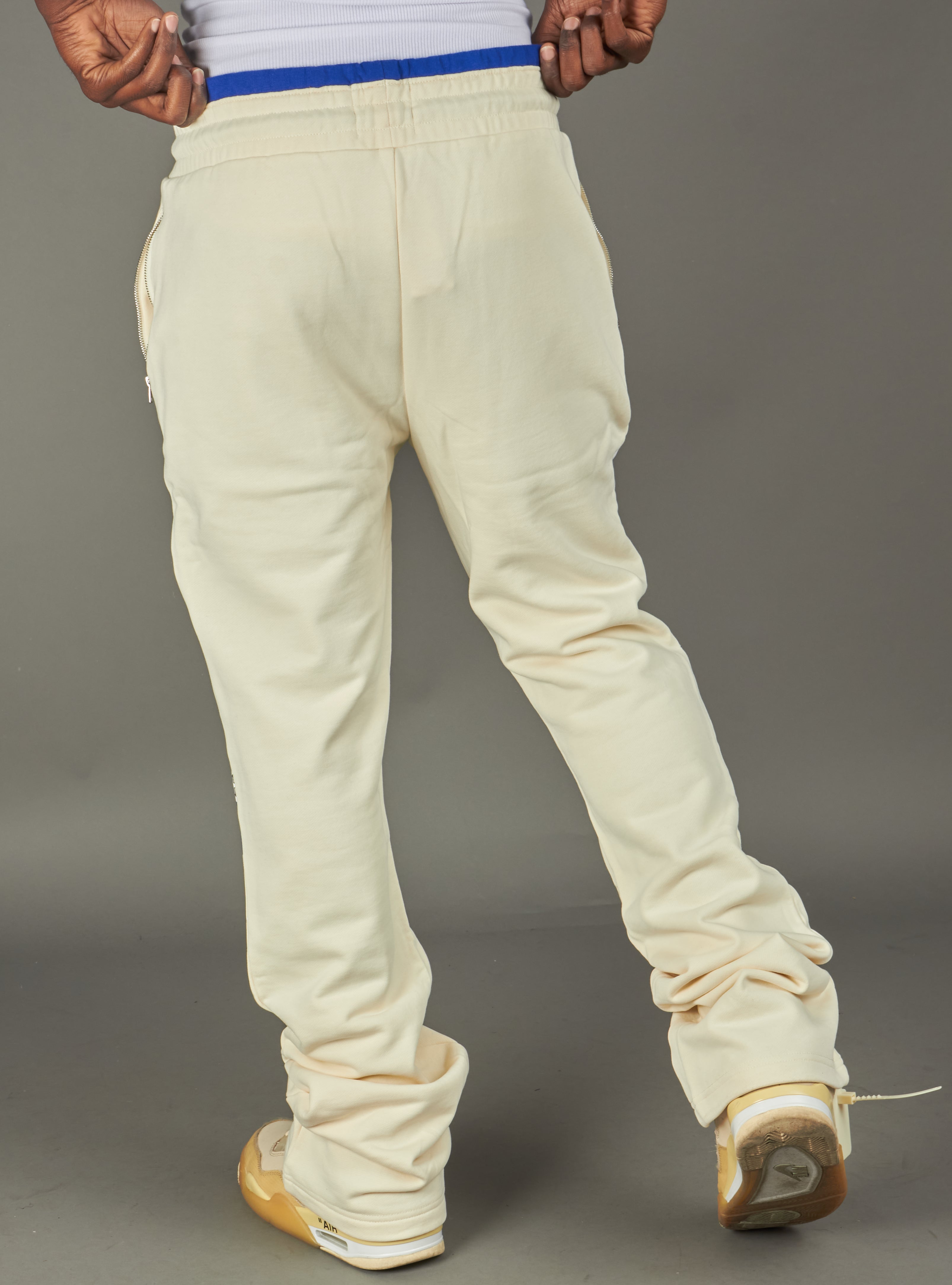 NME Sweatpants - Chen - White And Blue - 327