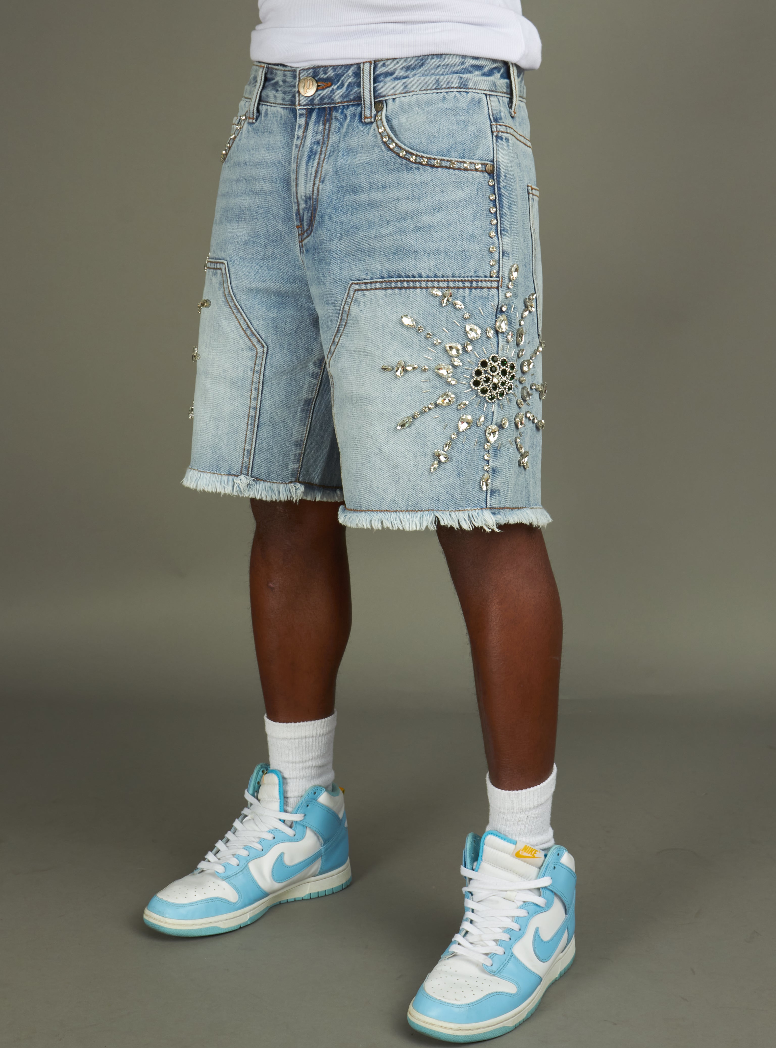 Politics Shorts - Maud - Blue Wash - 201