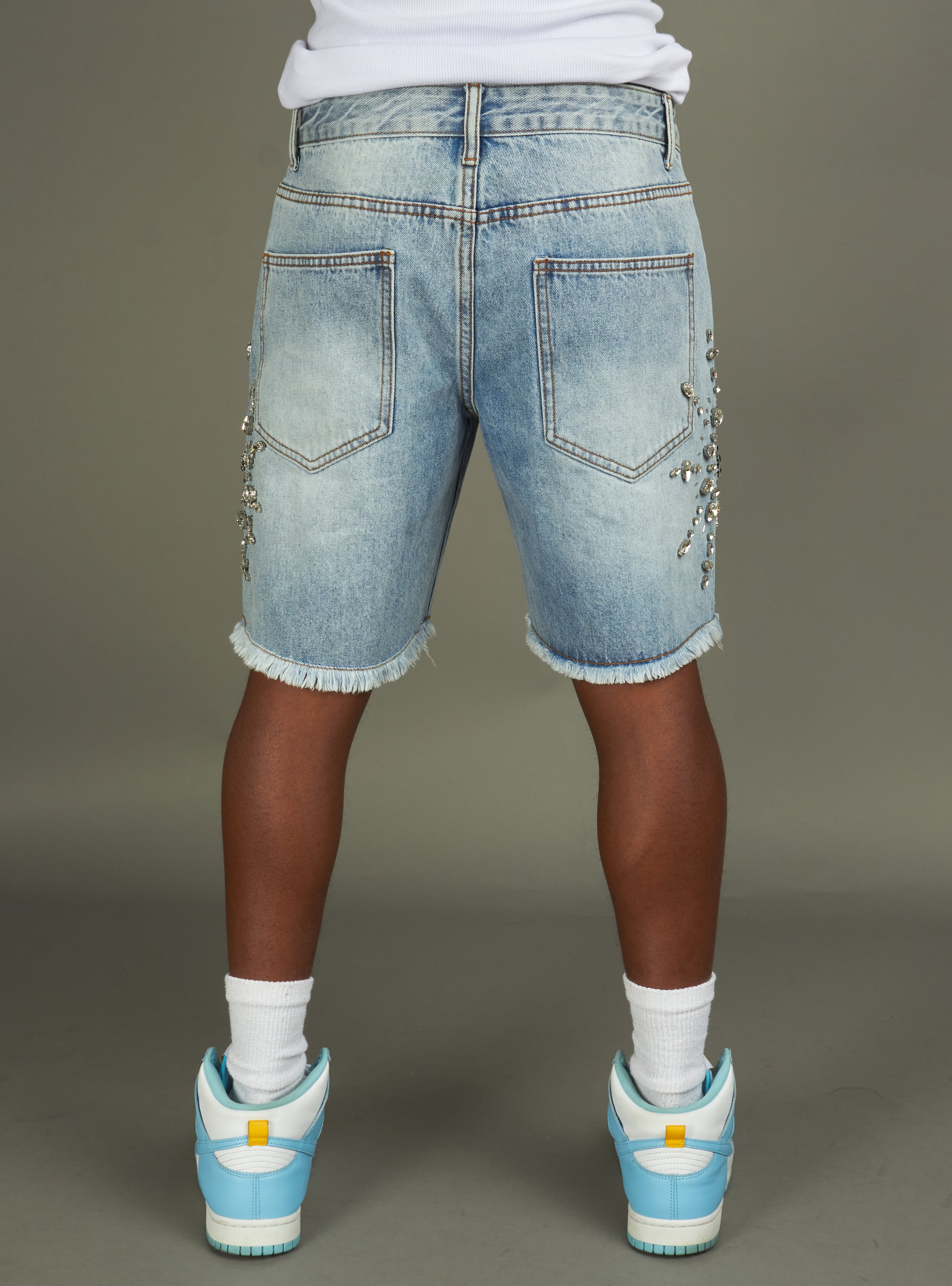 Politics Shorts - Maud - Blue Wash - 201