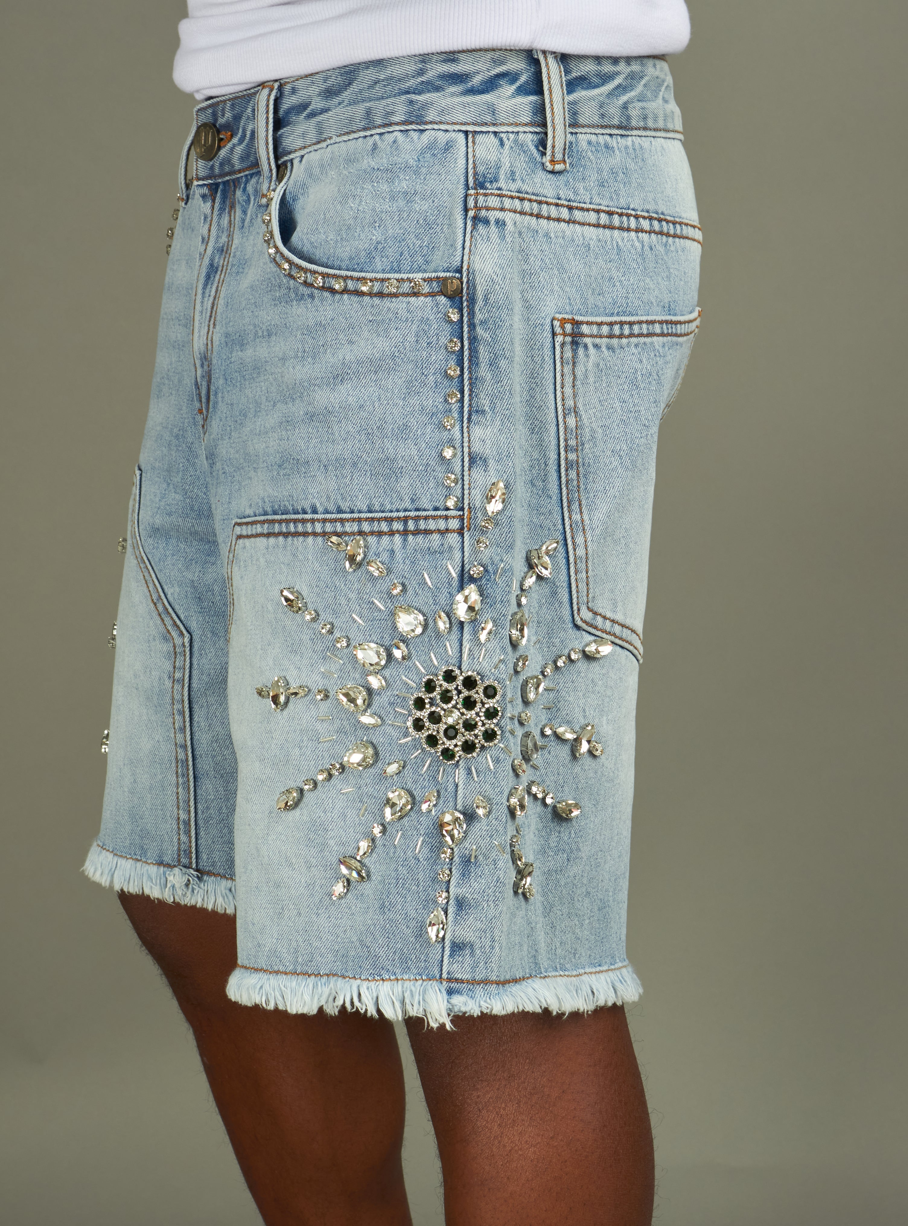 Politics Shorts - Maud - Blue Wash - 201