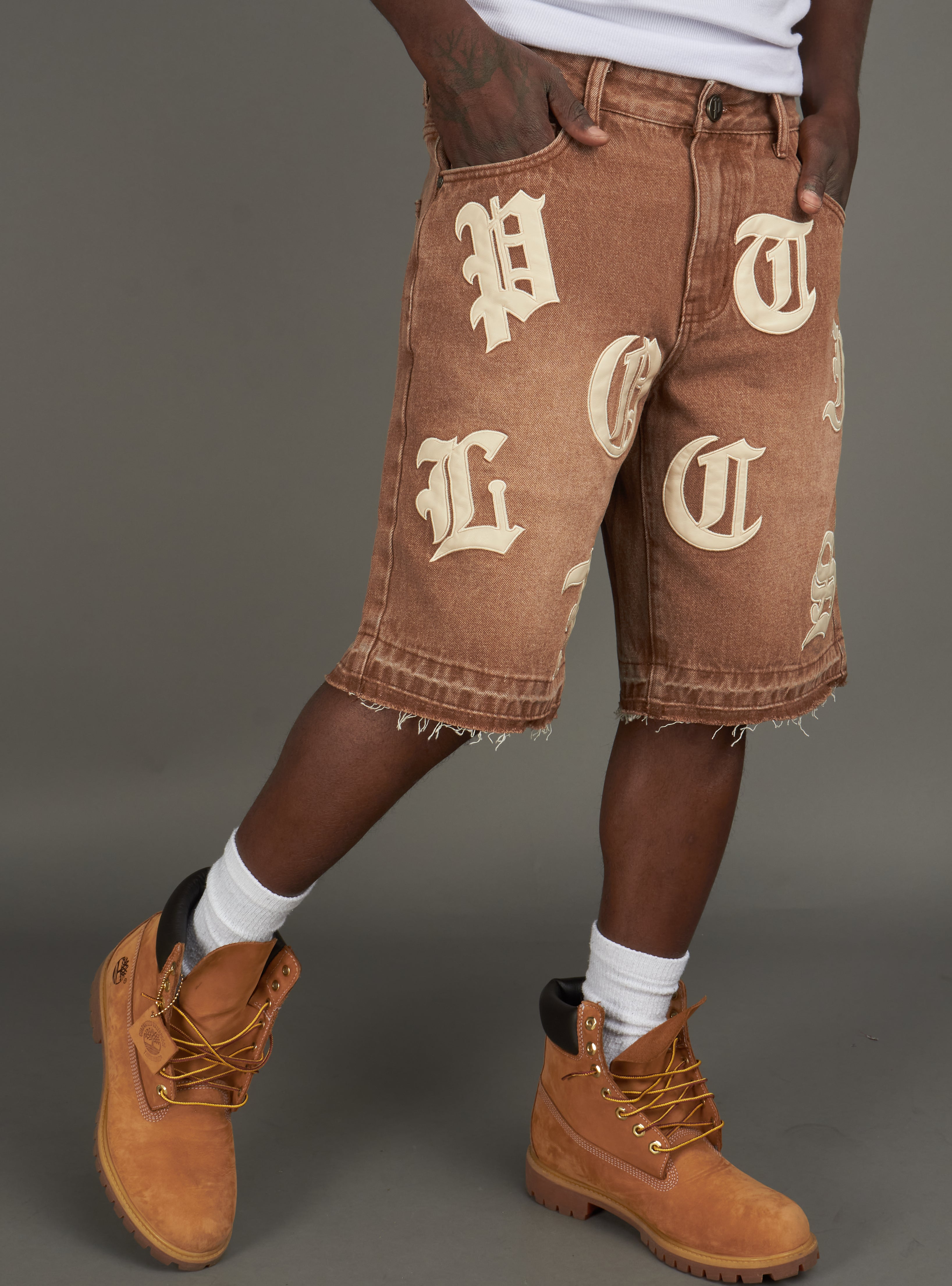 Politics Shorts - Betz - Brown Wash - 228