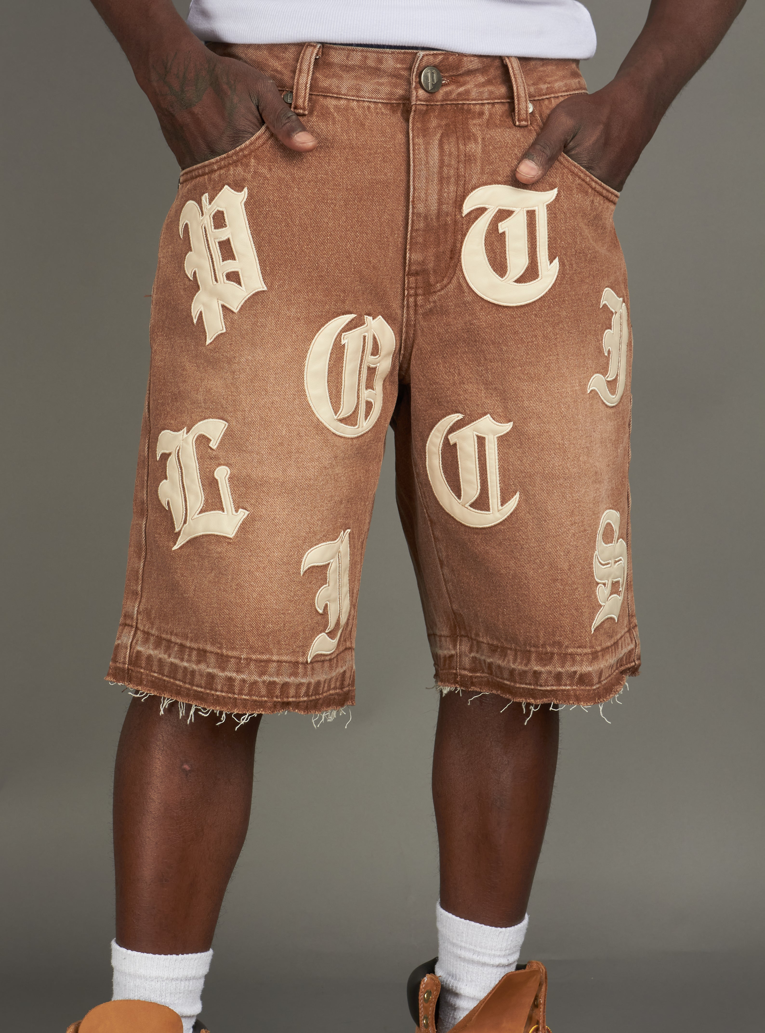 Politics Shorts - Betz - Brown Wash - 228