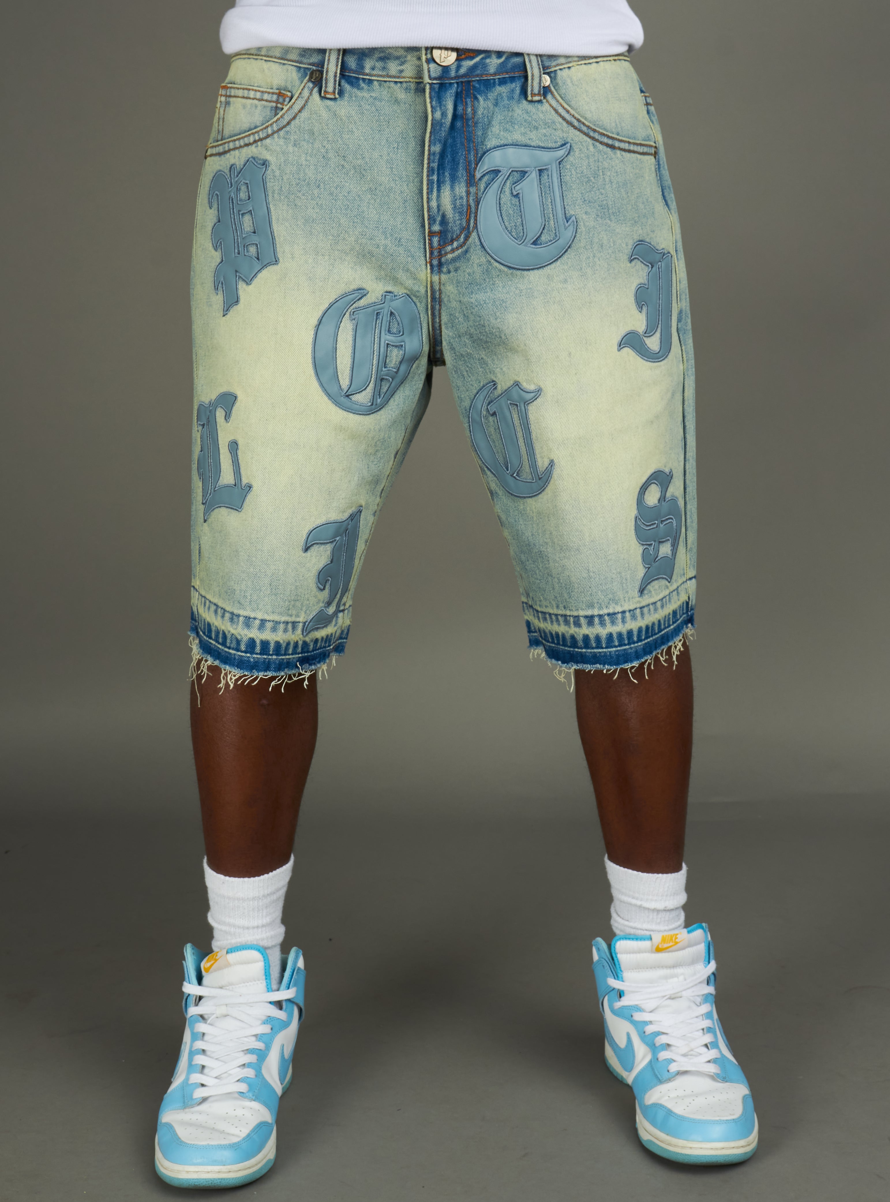 Politics Shorts - Betz - Light Vintage Blue Wash - 227