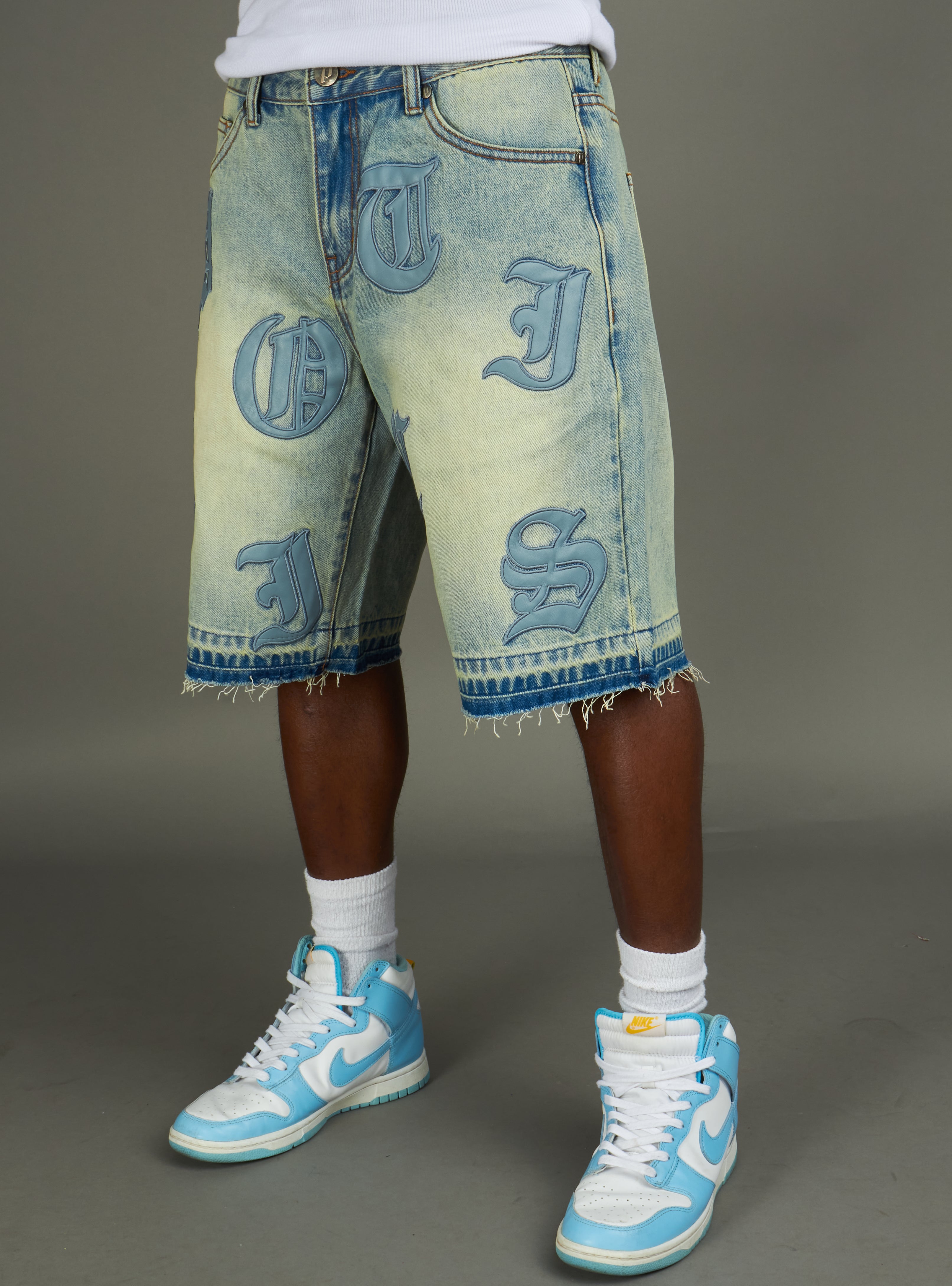 Politics Shorts - Betz - Light Vintage Blue Wash - 227