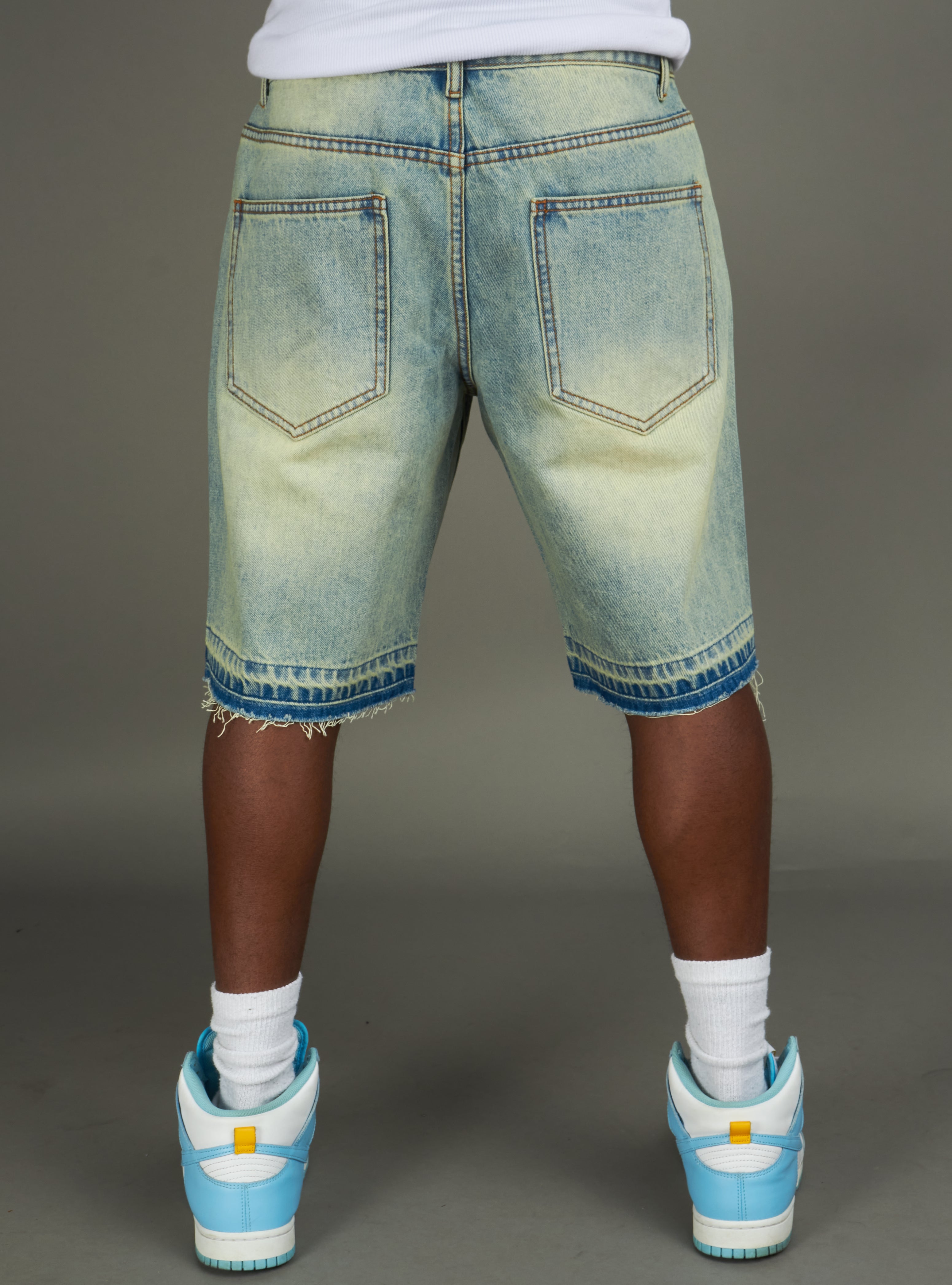 Politics Shorts - Betz - Light Vintage Blue Wash - 227