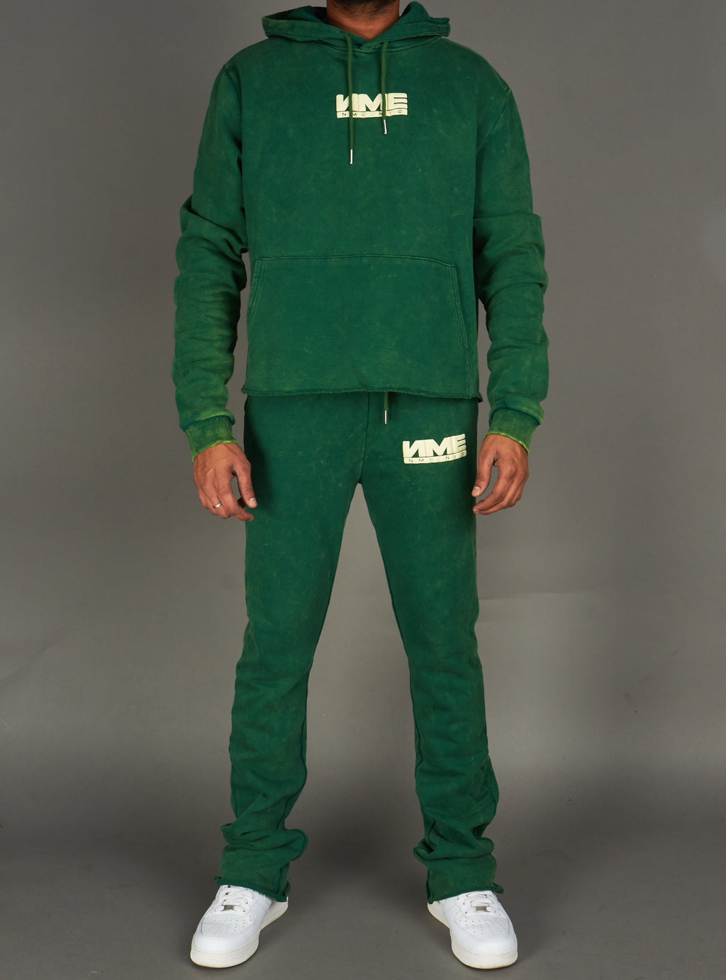 NME Hoodie - Damien - Green  - 501