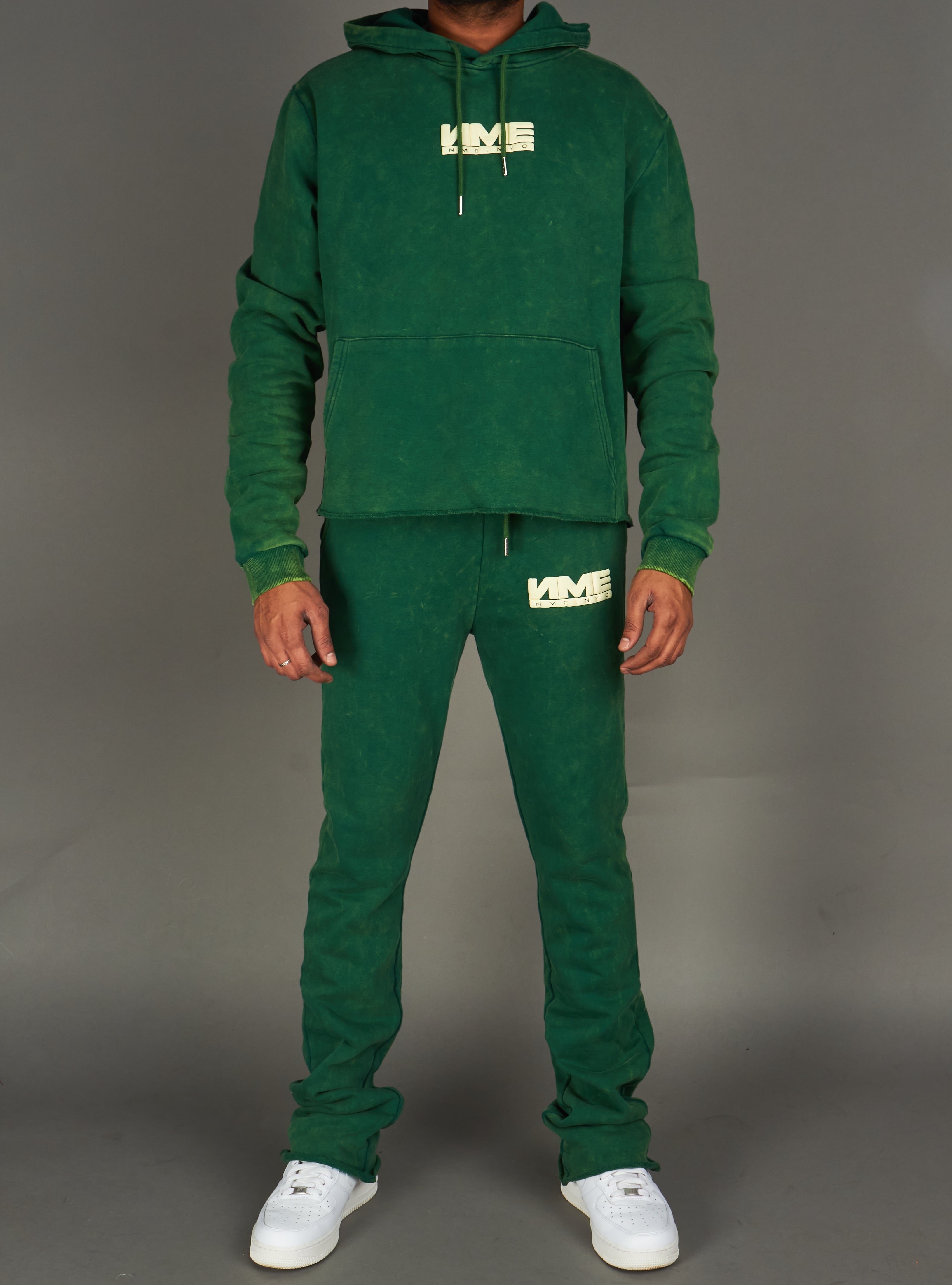 NME Hoodie - Damien - Green  - 501