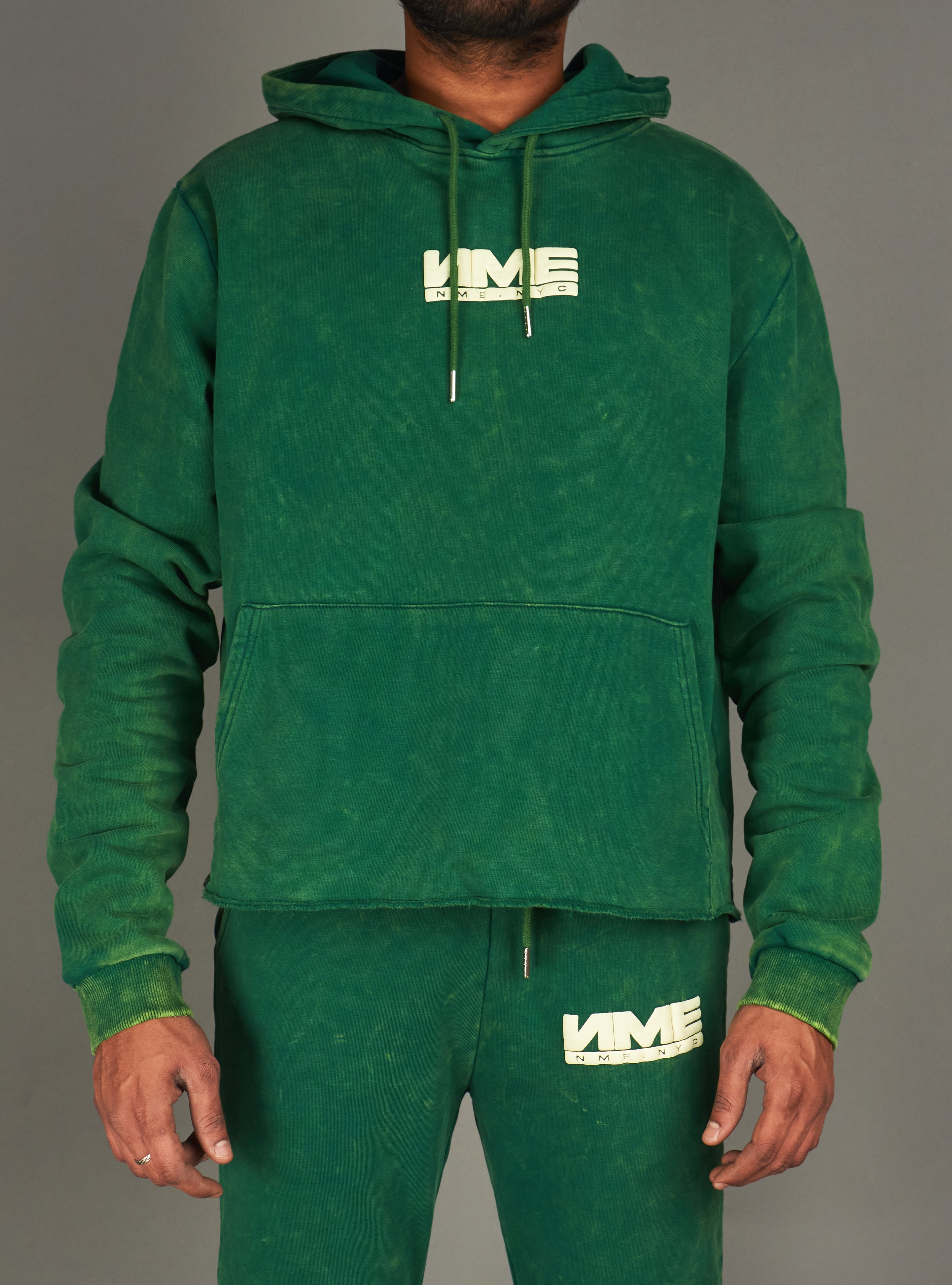 NME Hoodie - Damien - Green  - 501