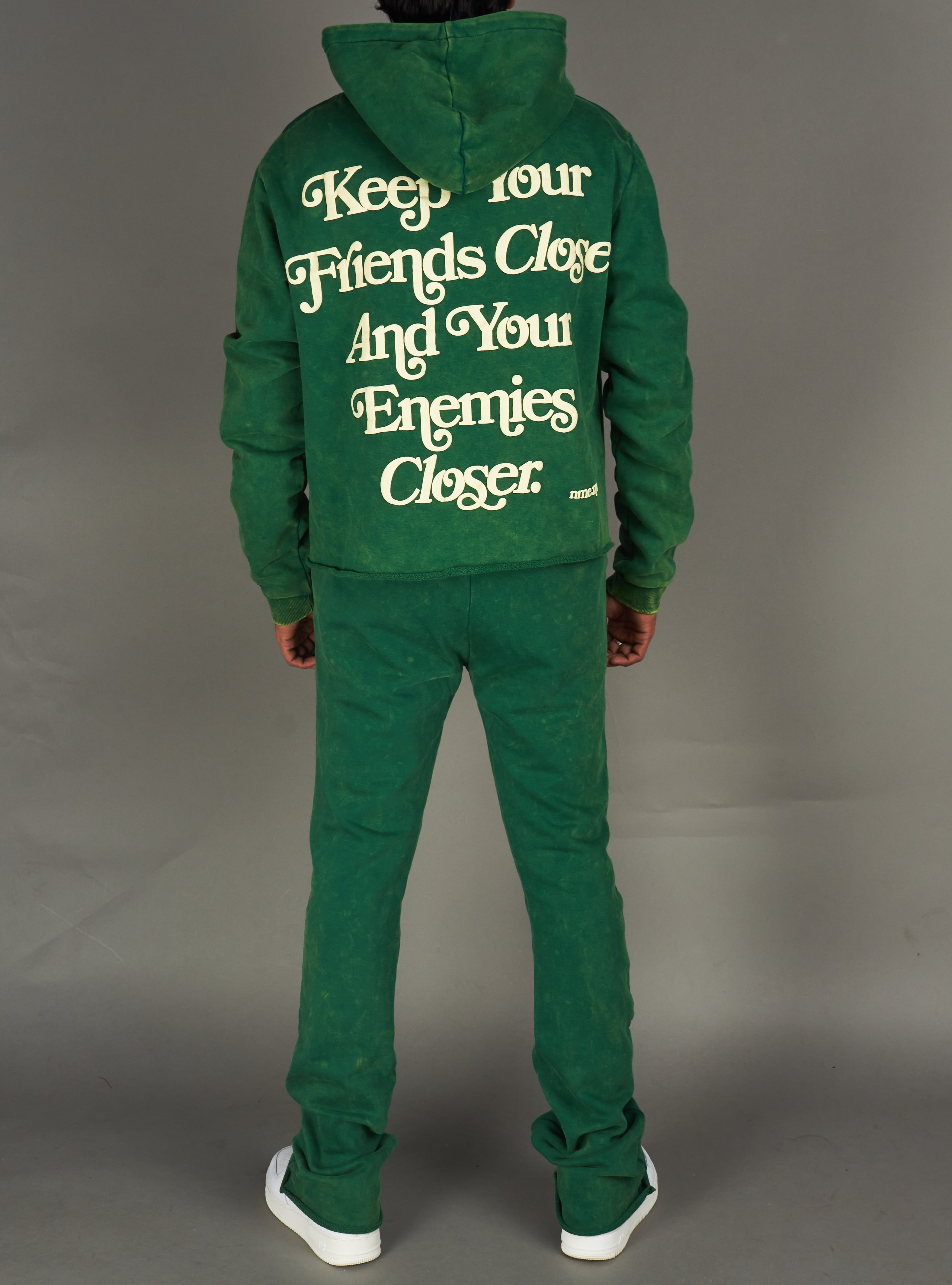 NME Hoodie - Damien - Green  - 501