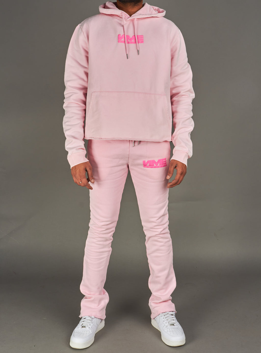 NME Hoodie - Nme Hoodie - Damien -Pink - 364