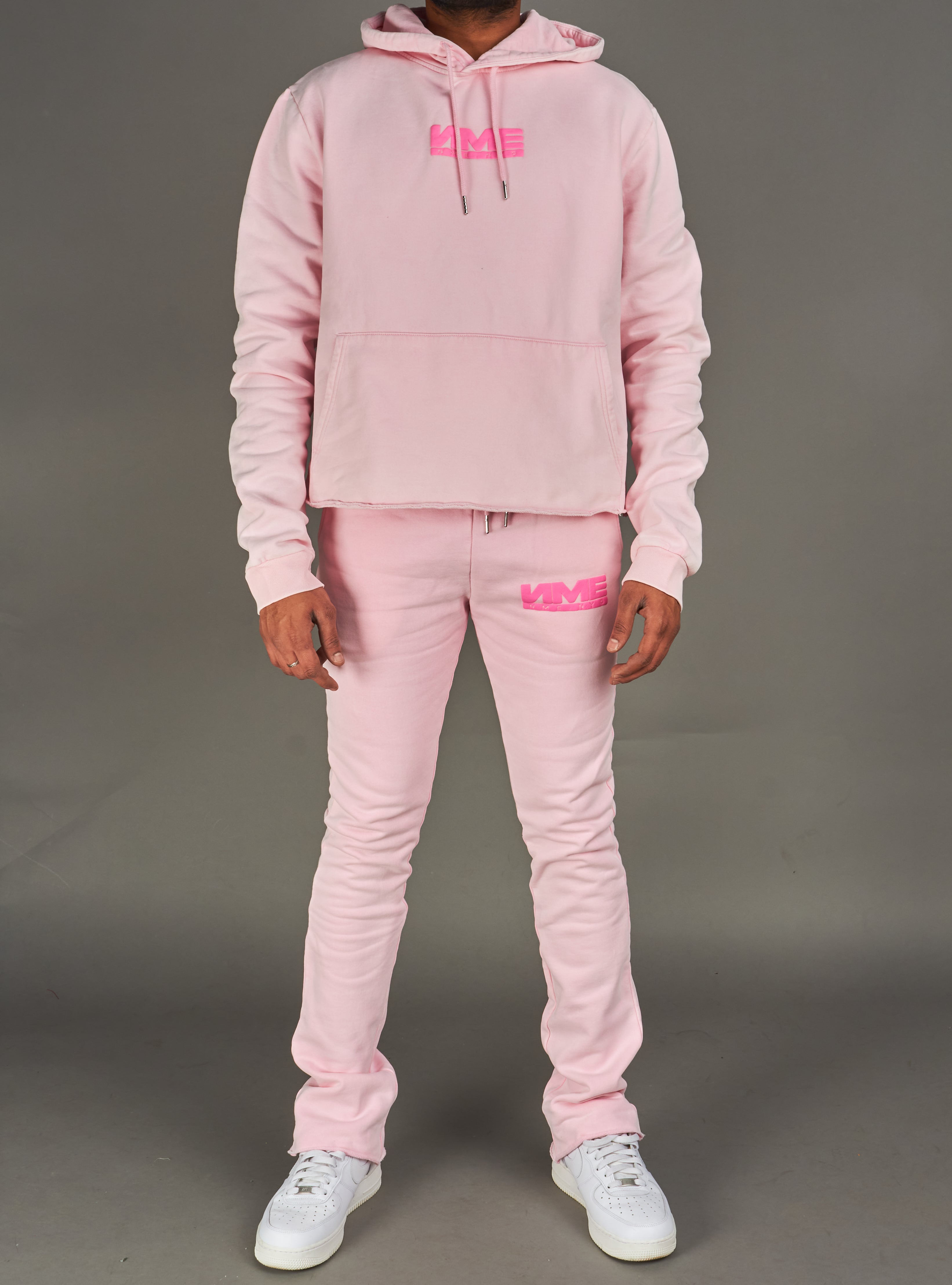 NME Hoodie - Nme Hoodie - Damien -Pink - 364